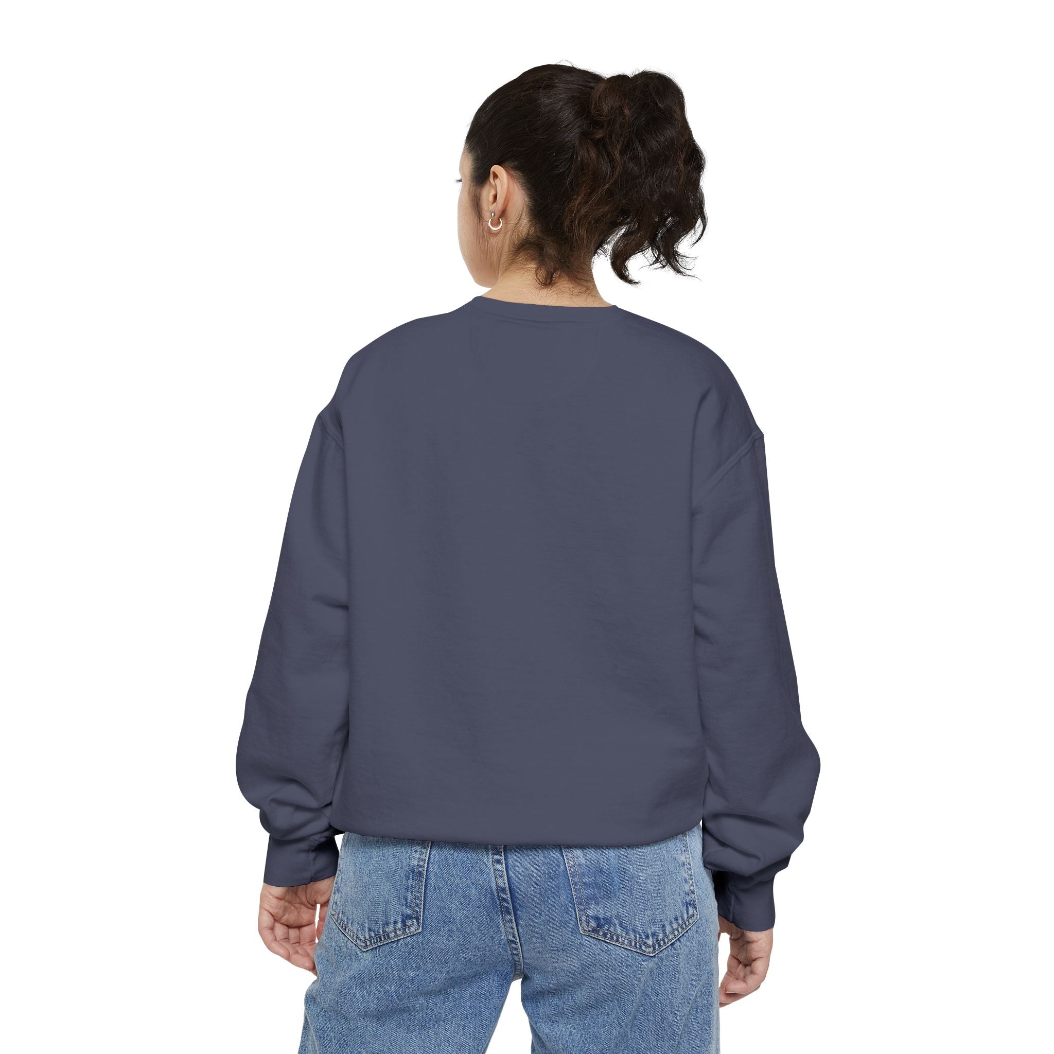 Too Cute to Spook Crewneck Sweatshirt | Comfy Halloween Theme Ghost Pumpkin Design