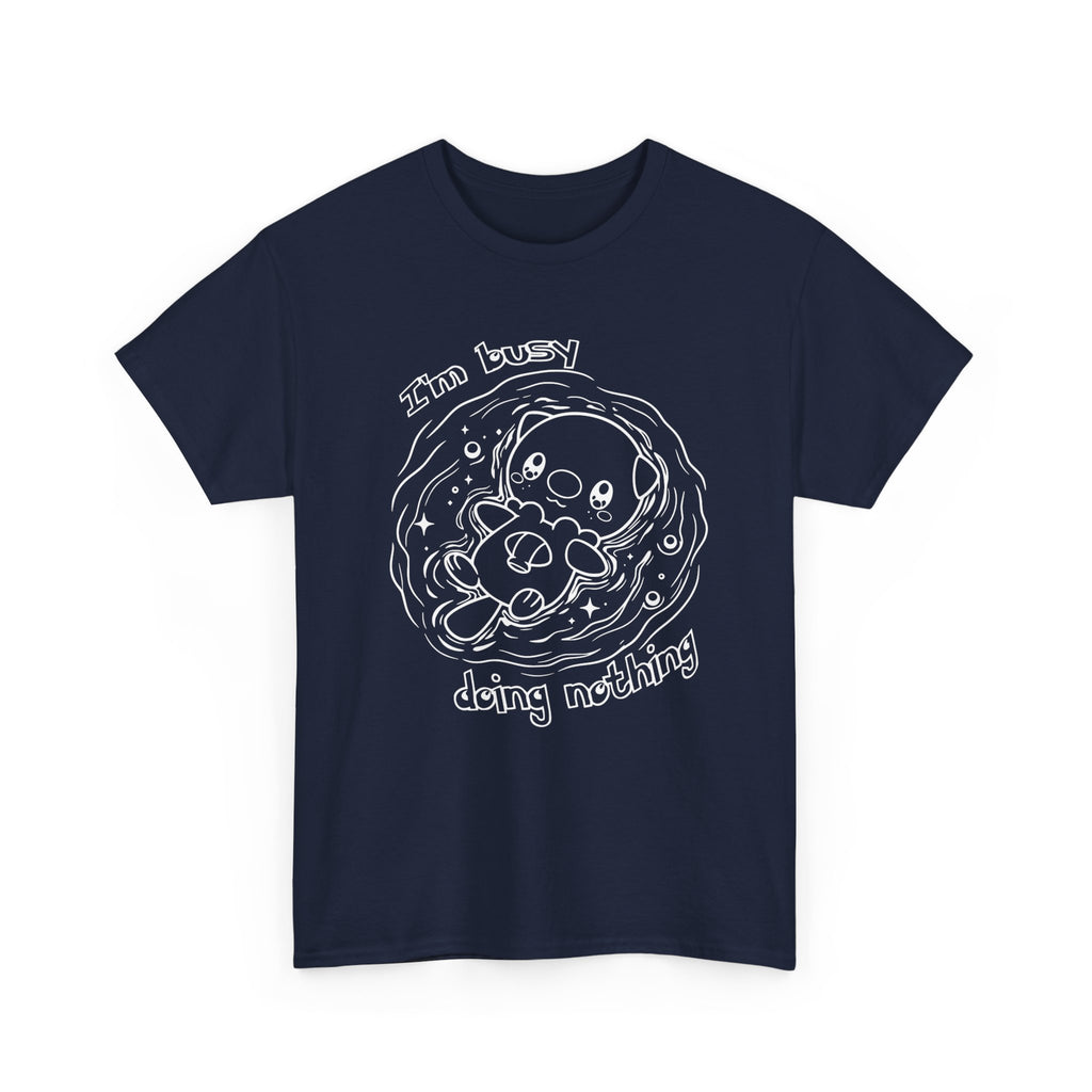 Otter Busy Doing Nothing Funny Quote T-Shirt Cute Otter Swimming Adorable Animal