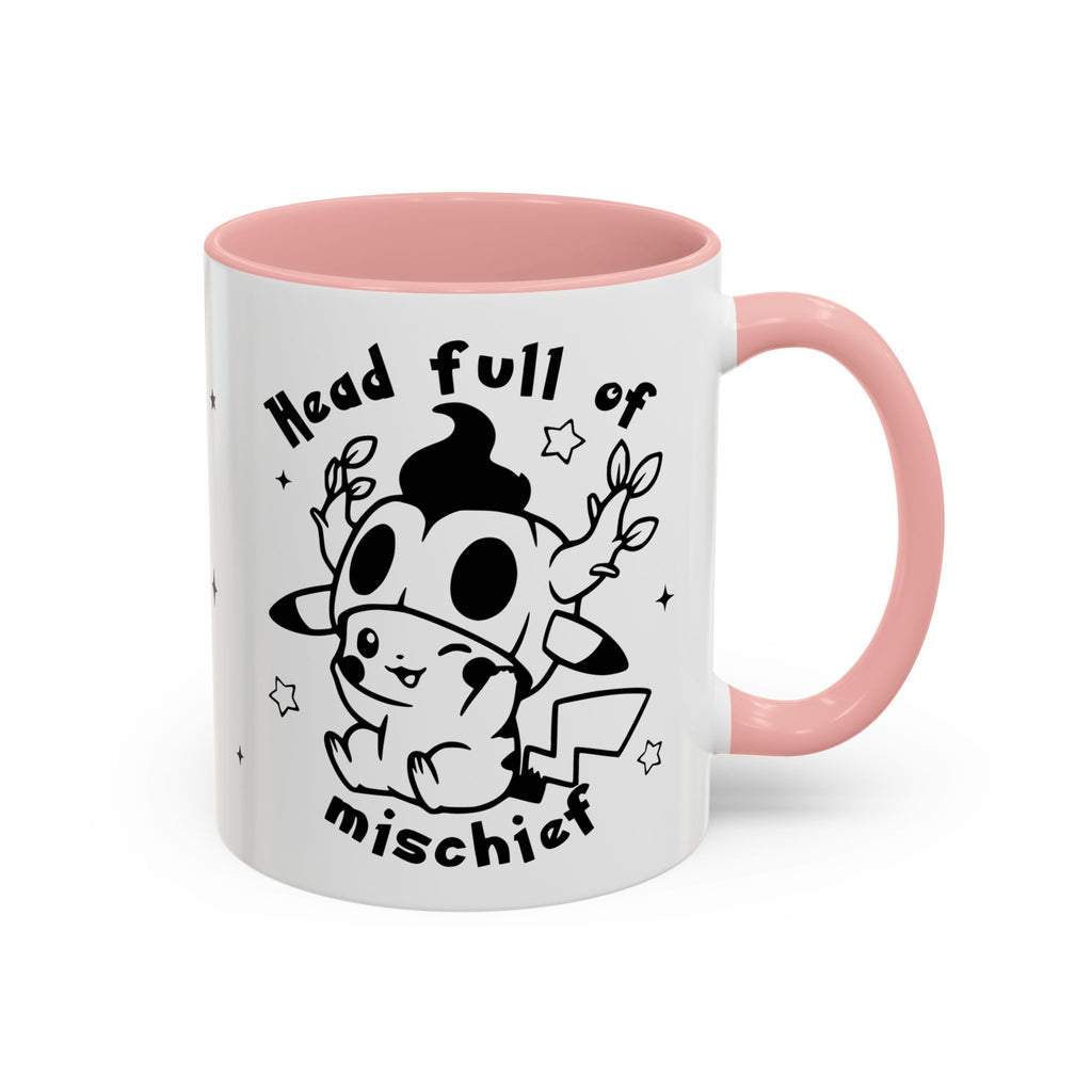 Head Full of Mischief Mug – Cute Spooky Coffee Cup