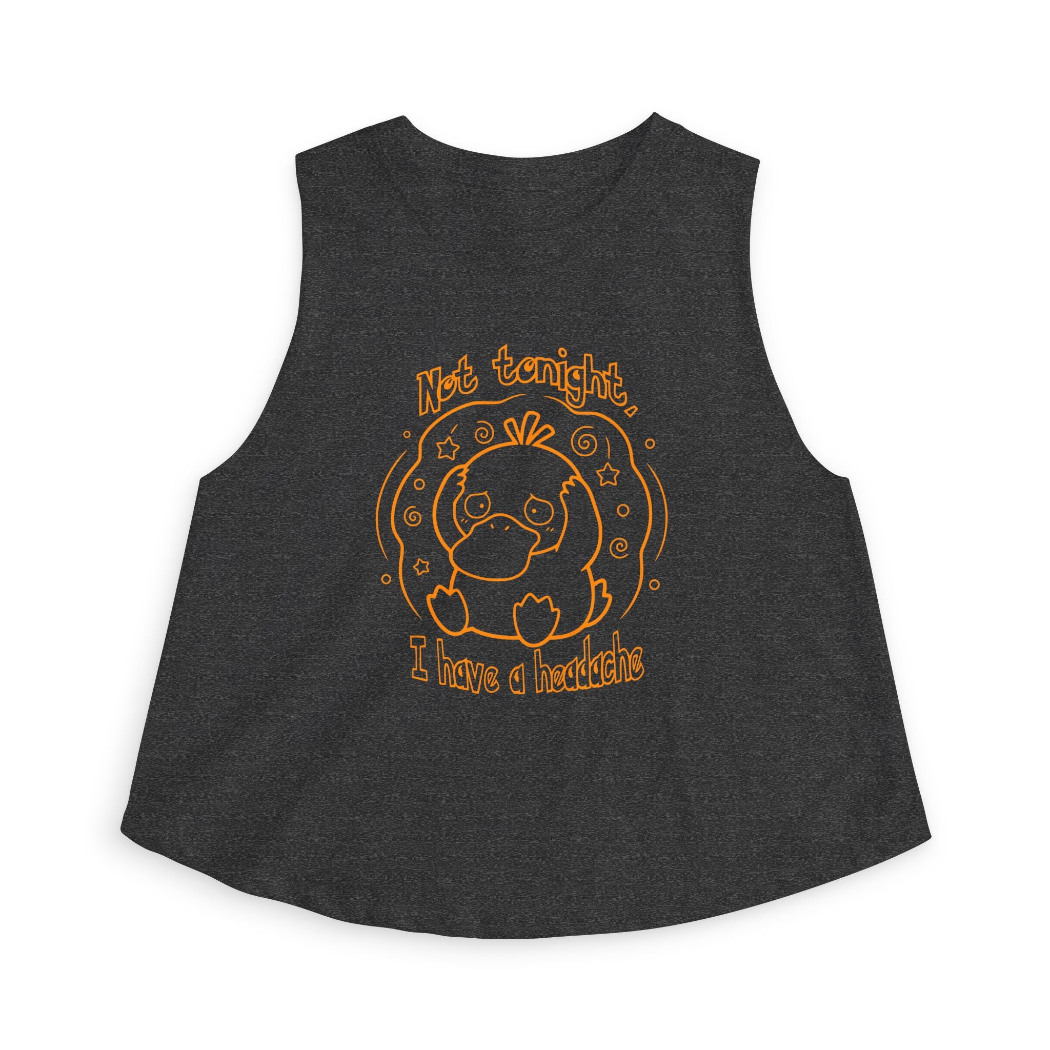 Duck Not Tonight I Have a Headache tank top funny kawaii duck illustration For Wife Or Girlfriend Gift