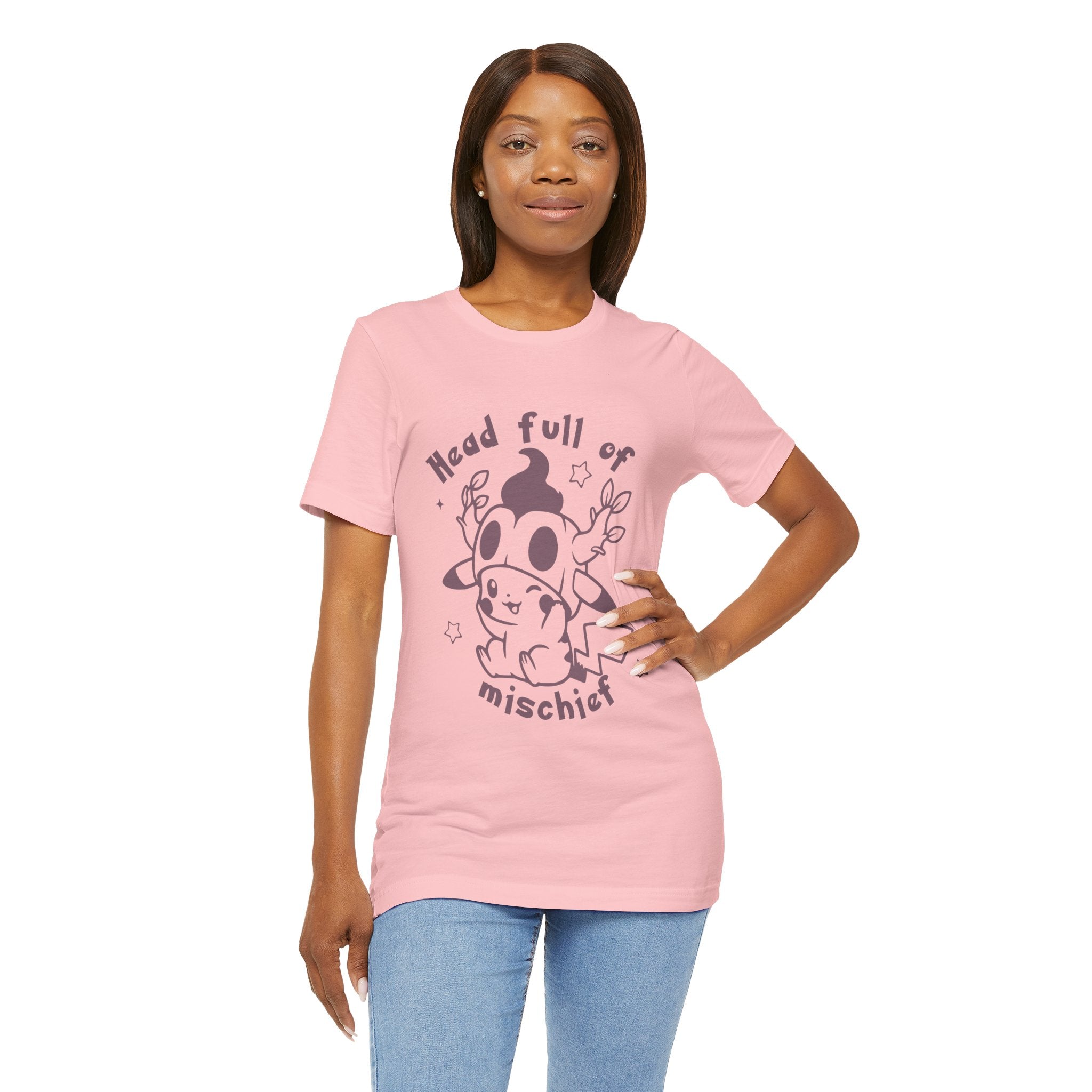 Head Full of Mischief | Cute Halloween Unisex T-Shirt