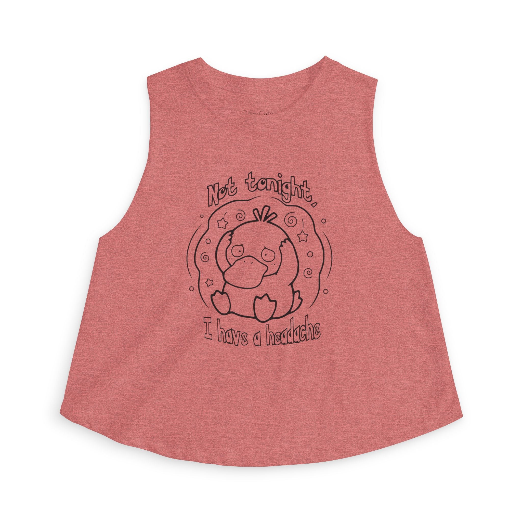 Duck Not Tonight I Have a Headache tank top funny kawaii duck illustration For Wife Or Girlfriend Gift