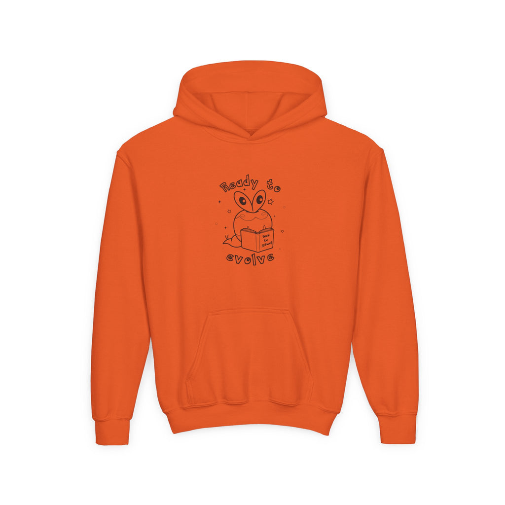 Personalized Kids Hoodie, Ready to Evolve Hoodie, Custom Name Sweatshirt, Cute School Hoodie, Back to School Gift
