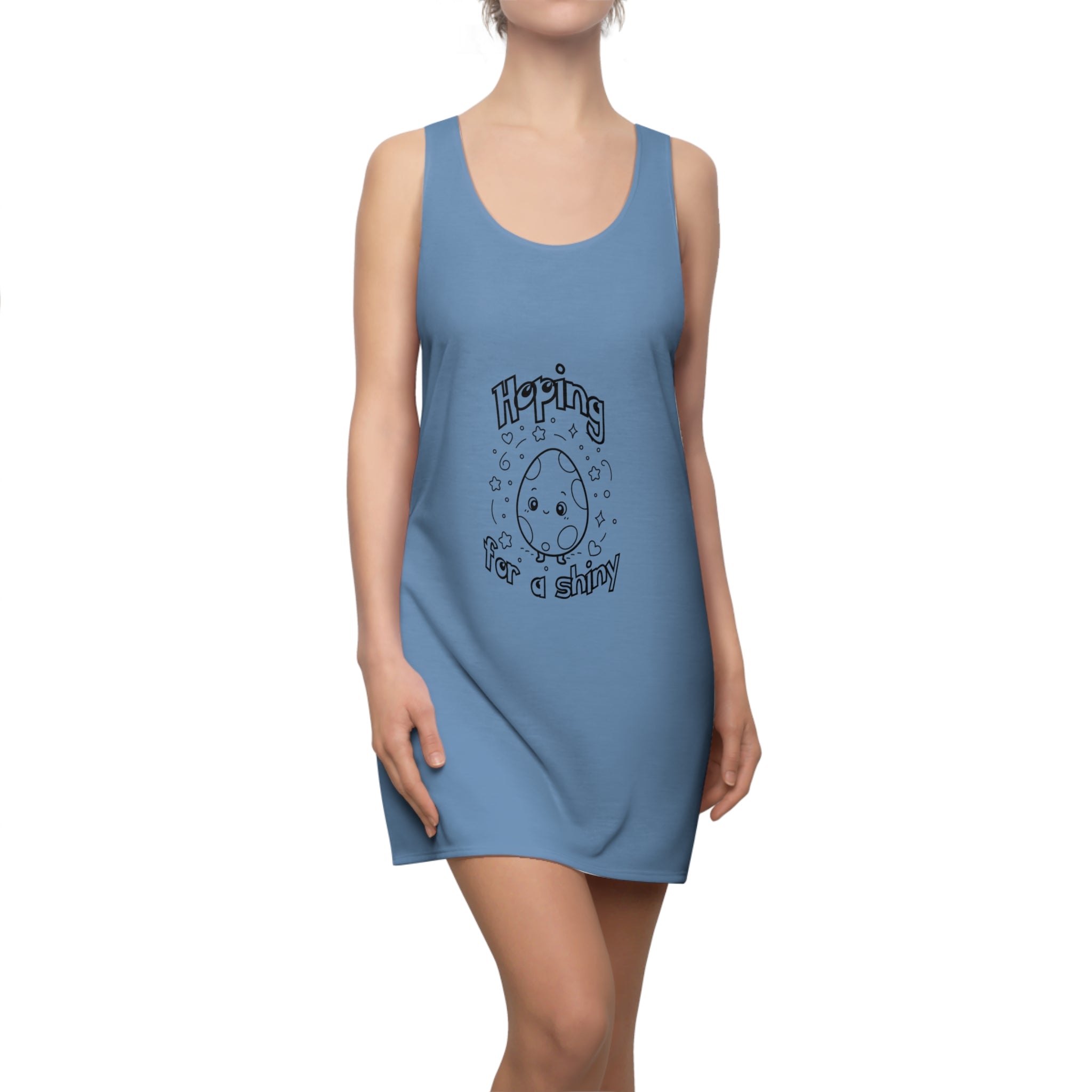 Funny Nightshirt for Women, Hoping for a Shiny Sleep Shirt, Cute Gamer Pajama Dress, Geek Gift for Her