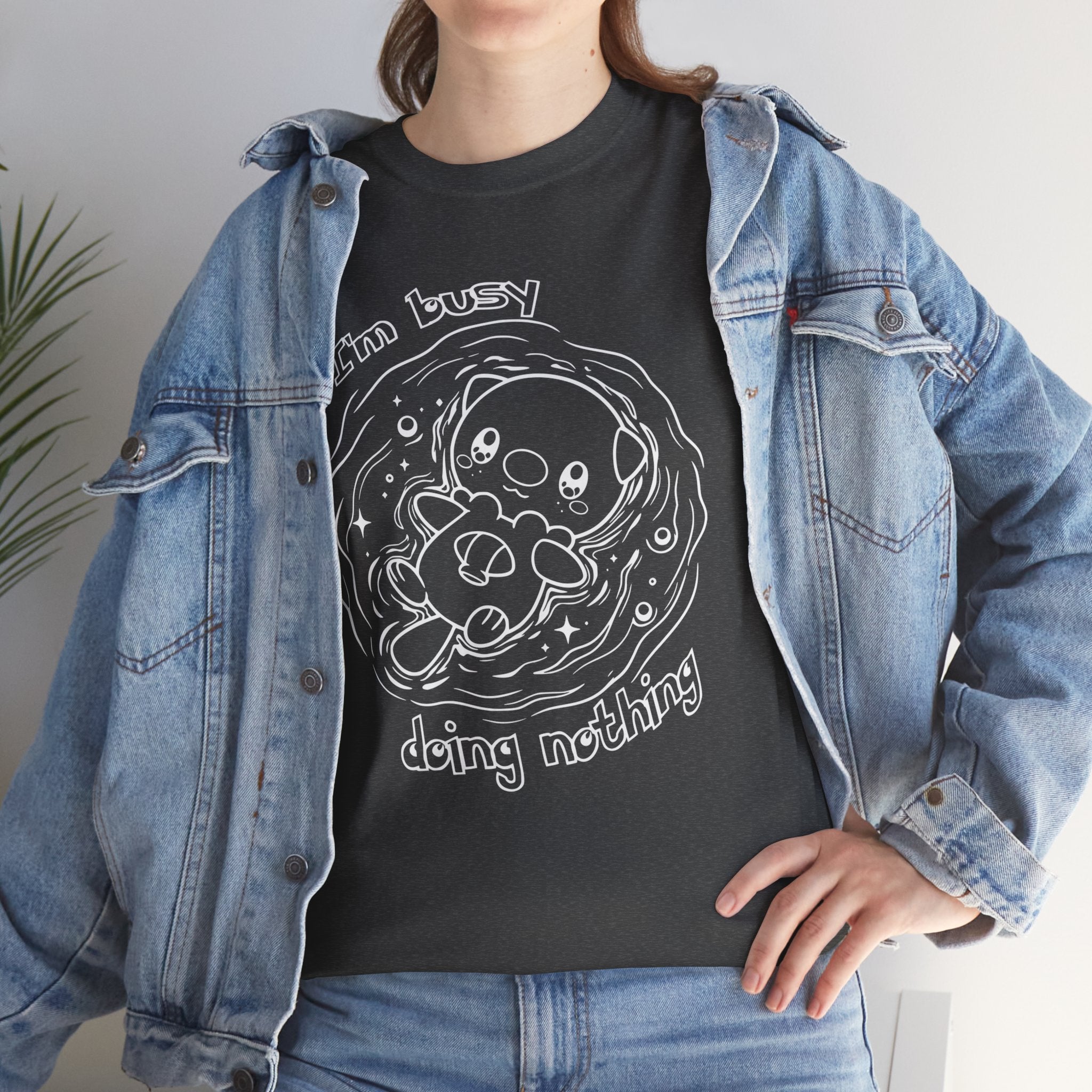 Otter Busy Doing Nothing Funny Quote T-Shirt Cute Otter Swimming Adorable Animal