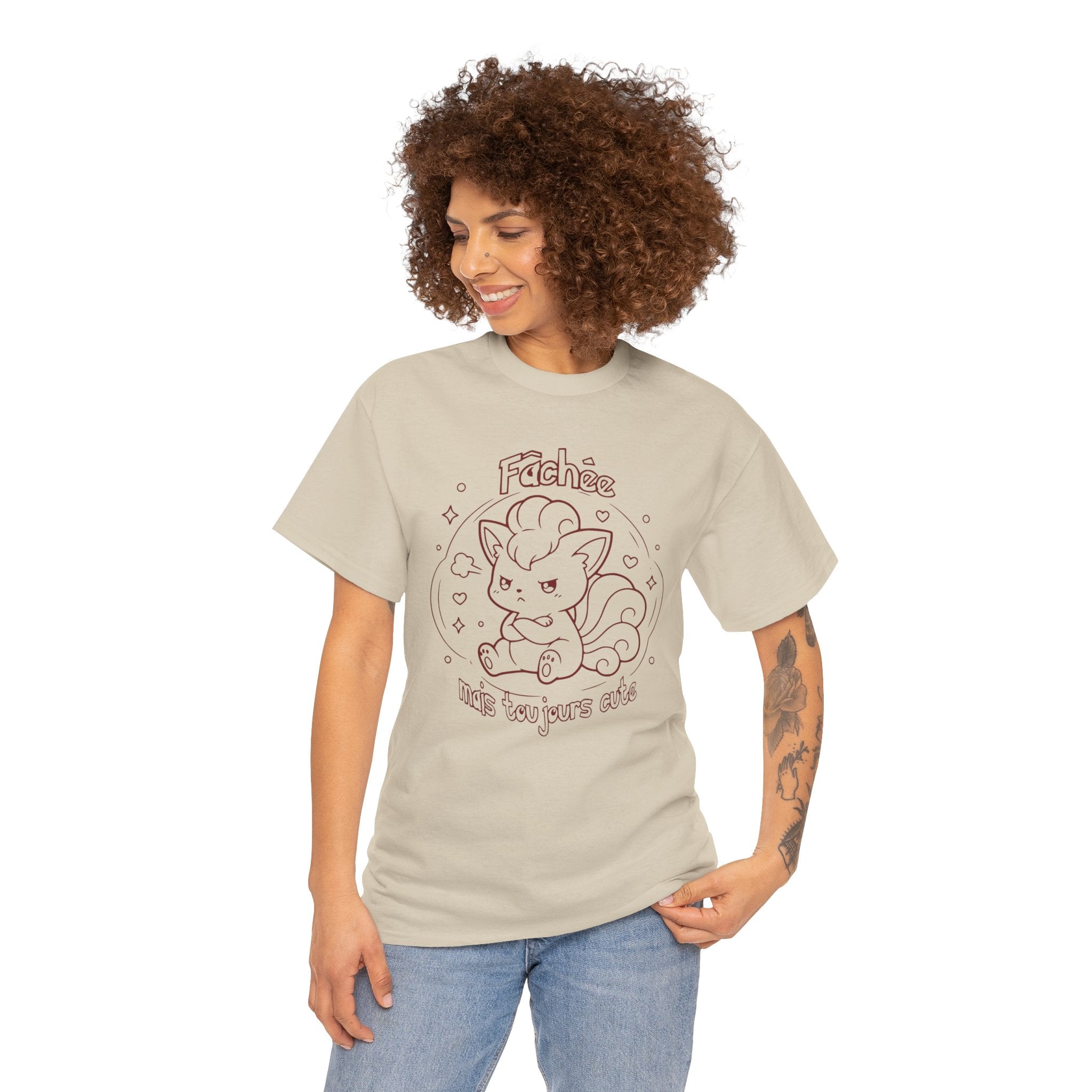 T-shirt inspiré de Goupix (Vulpix), Fâchée mais toujours cute