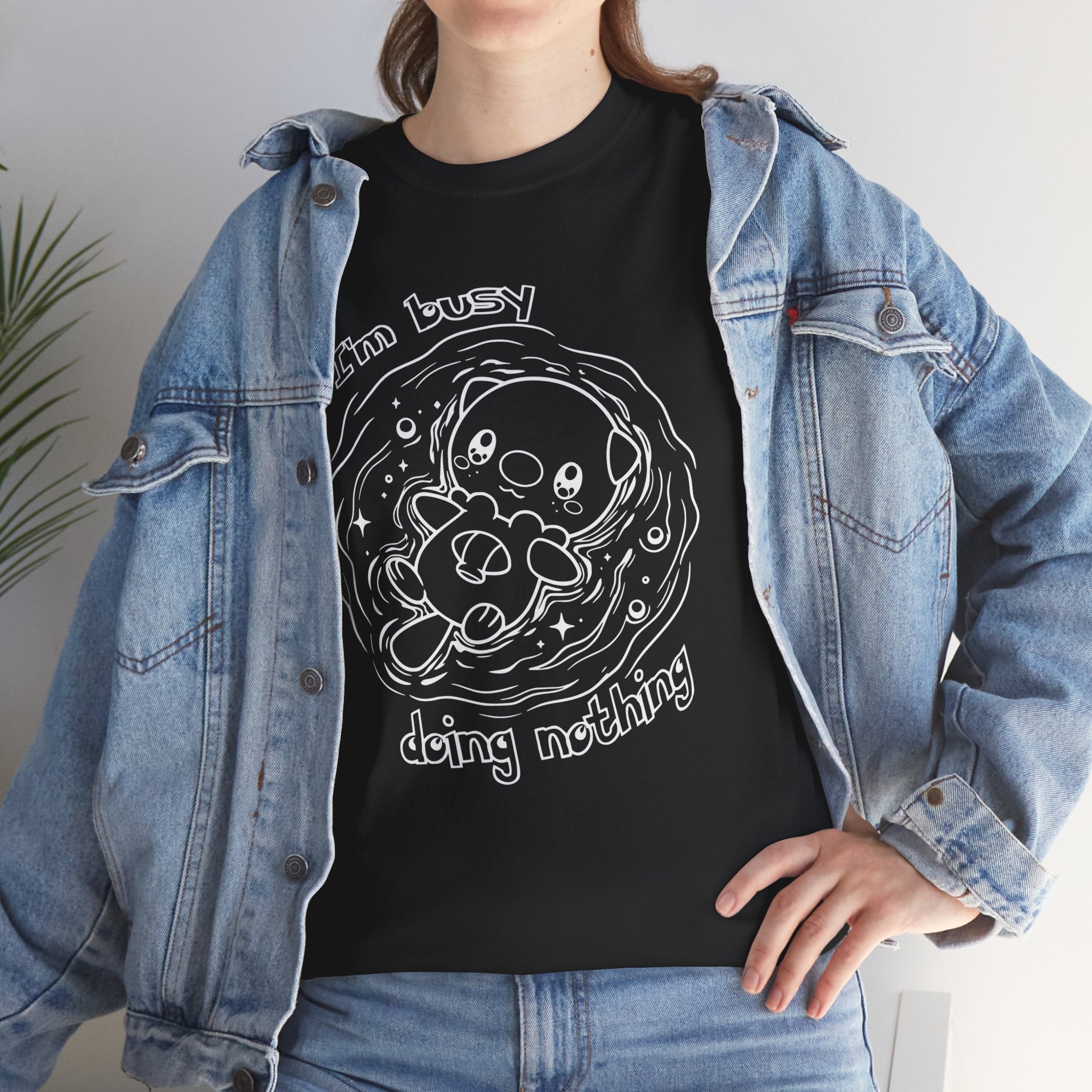 Otter Busy Doing Nothing Funny Quote T-Shirt Cute Otter Swimming Adorable Animal