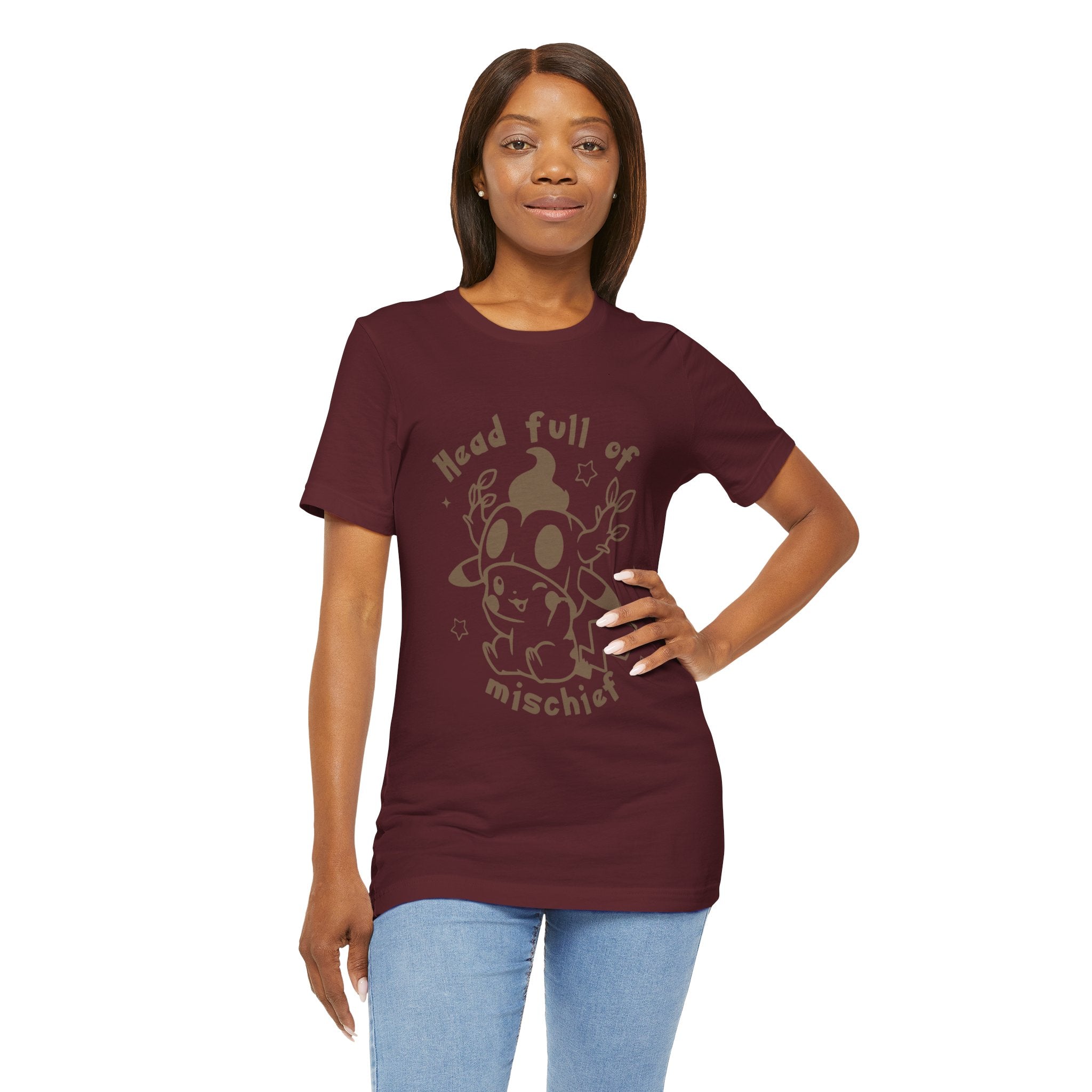 Head Full of Mischief | Cute Halloween Unisex T-Shirt
