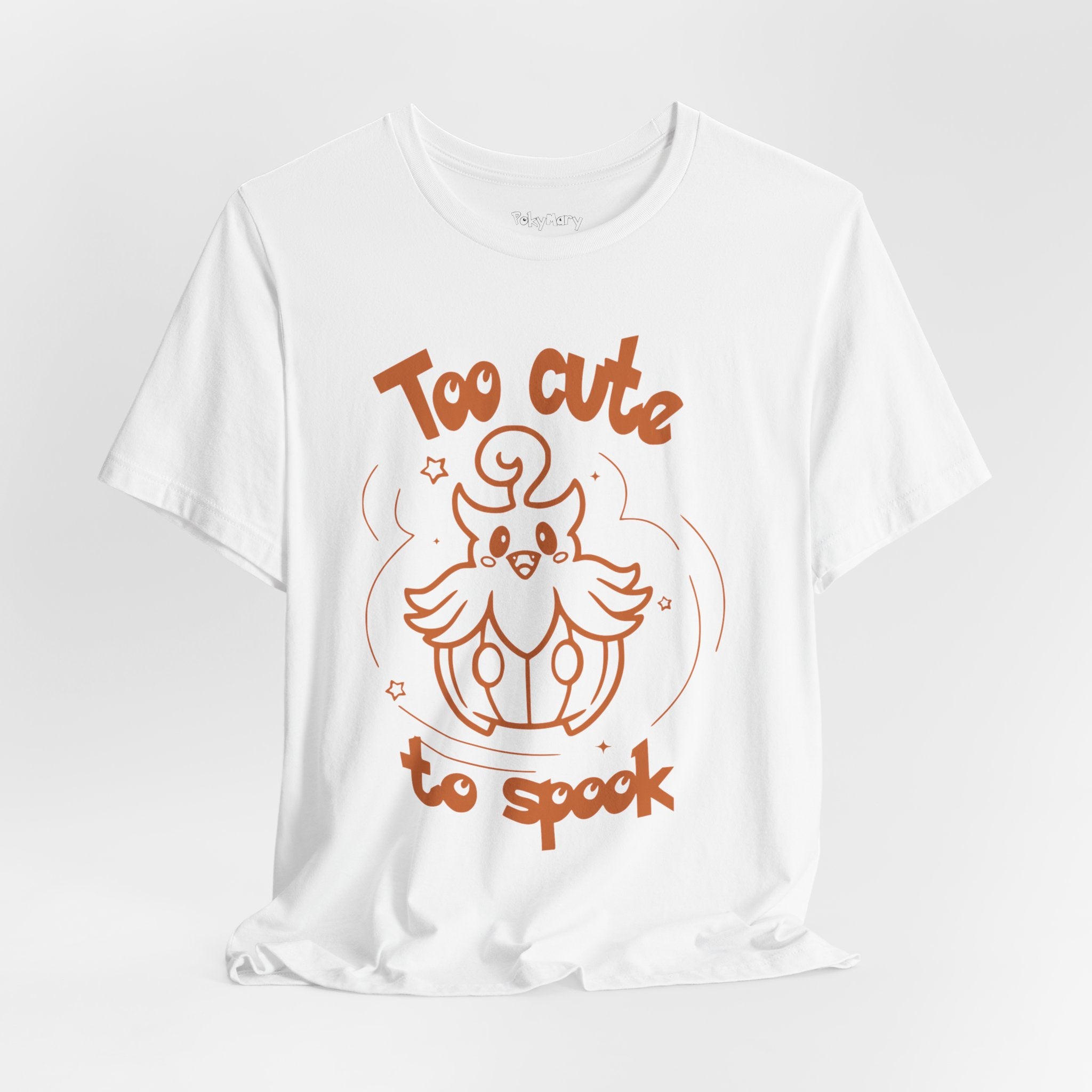 Too Cute to Spook Comfy Tee Shirt | Halloween Theme Gift Ghost Pumpkin T-Shirt for women