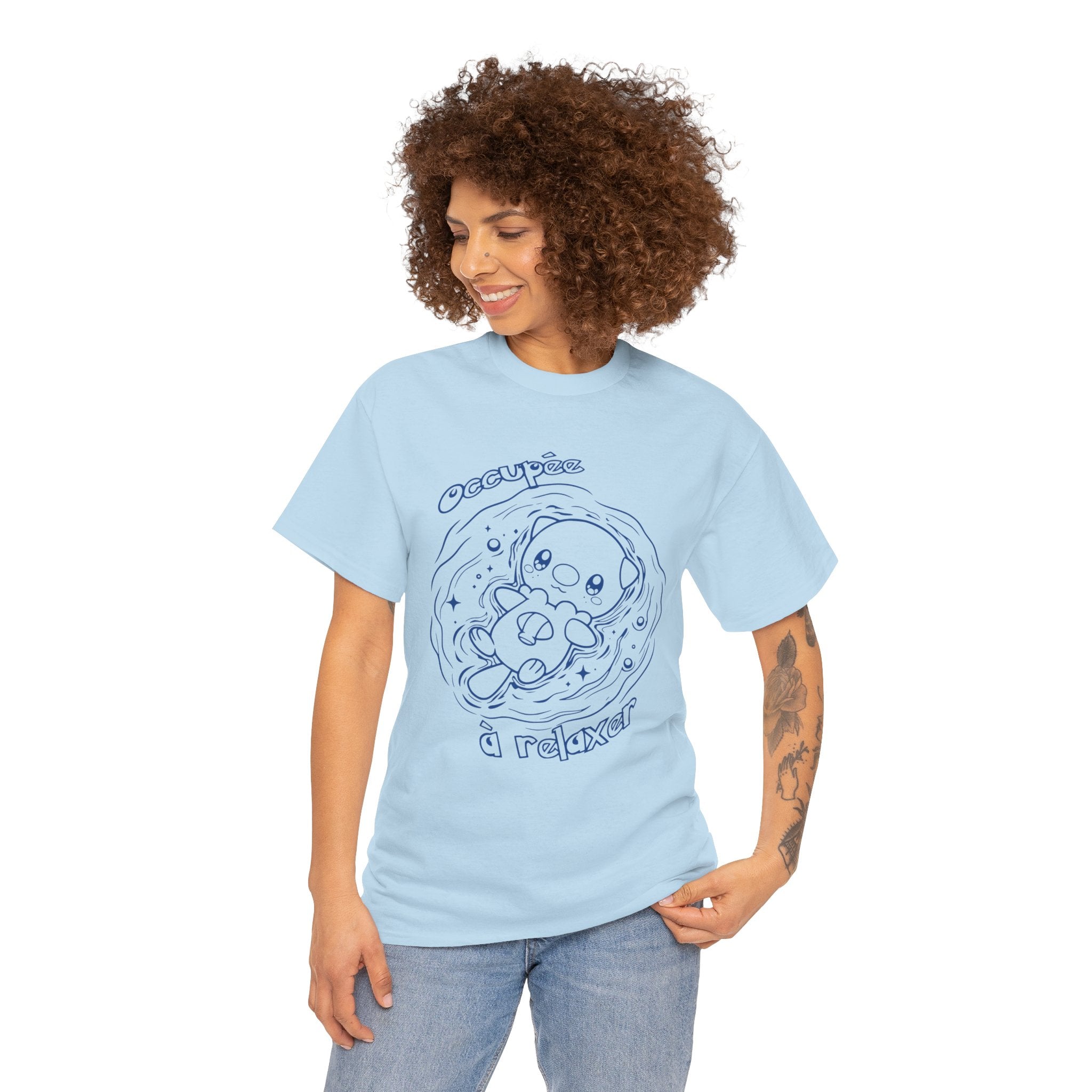 T-shirt inspiré de Moustillon (Oshawott), Occupée à relaxer