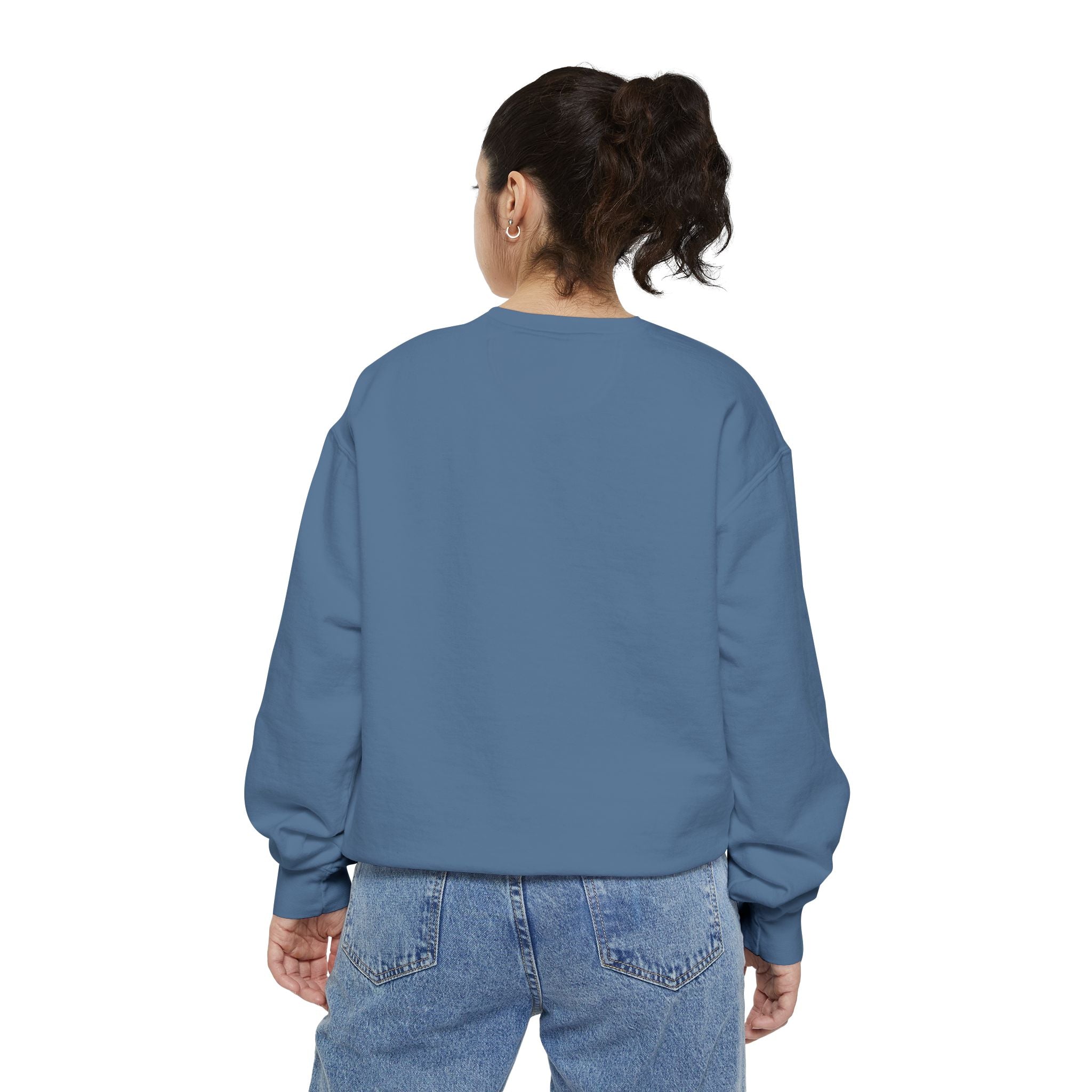 Too Cute to Spook Crewneck Sweatshirt | Comfy Halloween Theme Ghost Pumpkin Design