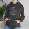 Fox Angry but still cute Grumpy Cute Fox Lady hoodie | Pouting Fox Illustration