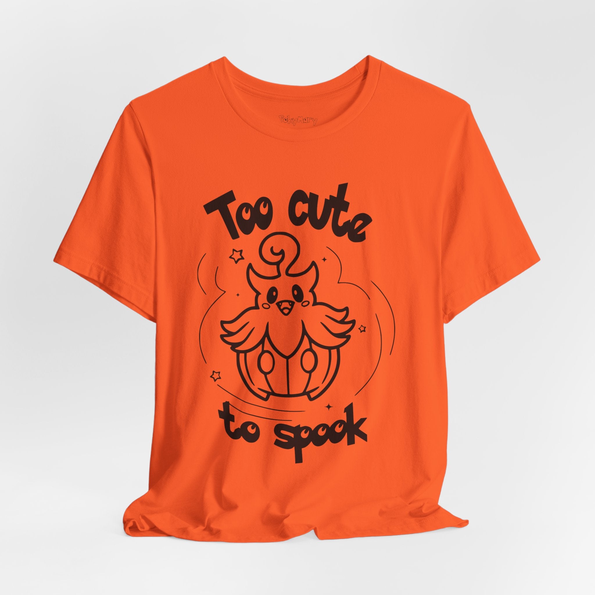 Too Cute to Spook Comfy Tee Shirt | Halloween Theme Gift Ghost Pumpkin T-Shirt for women