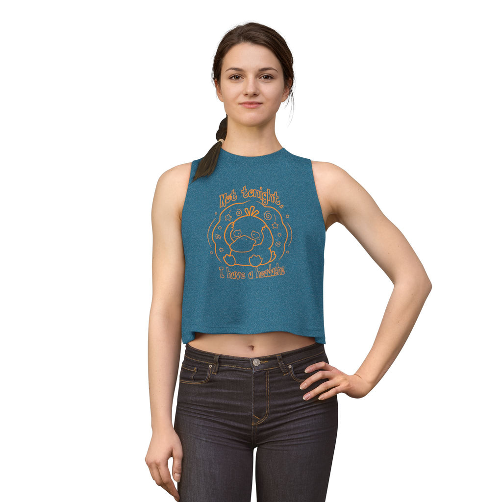 Duck Not Tonight I Have a Headache tank top funny kawaii duck illustration For Wife Or Girlfriend Gift