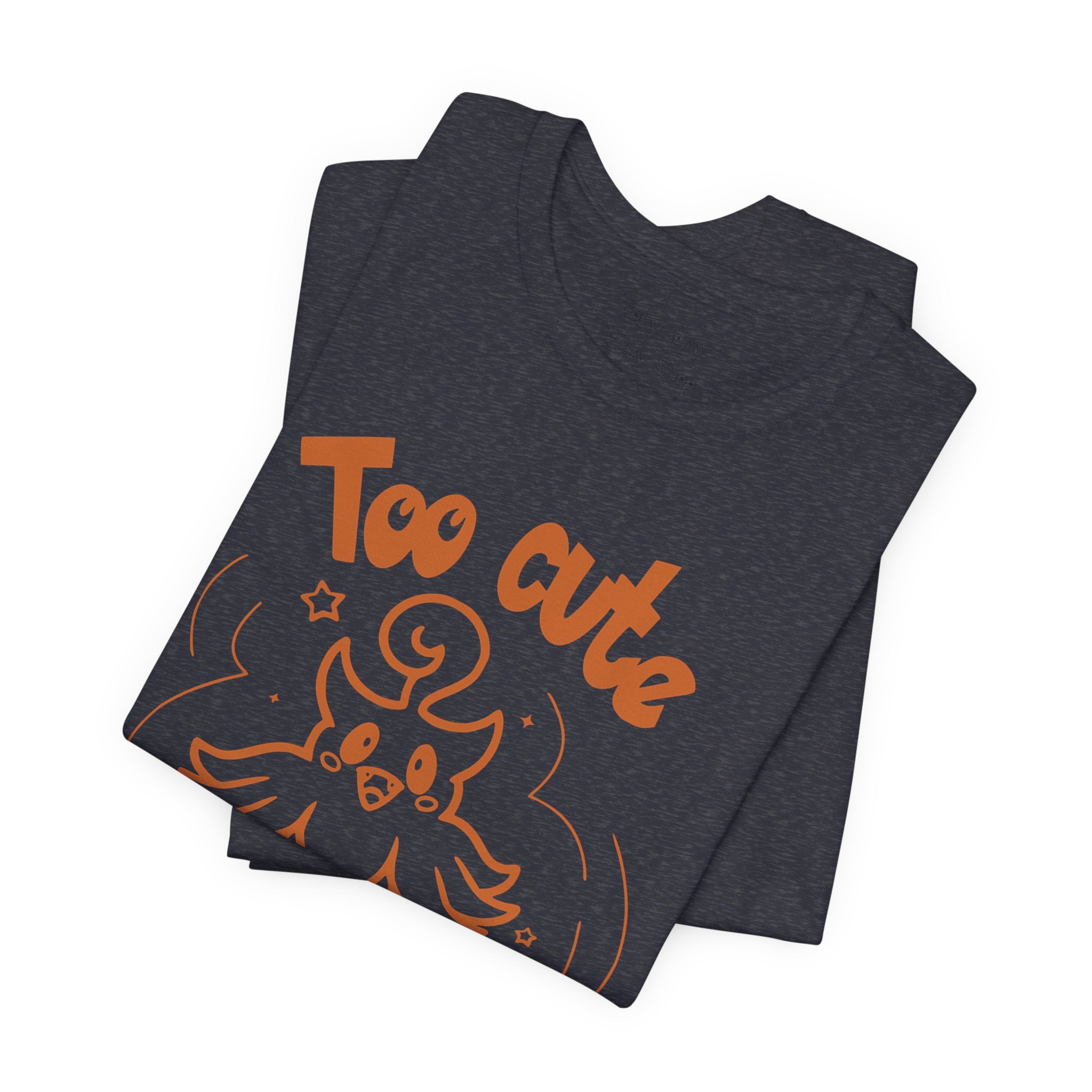 Too Cute to Spook Comfy Tee Shirt | Halloween Theme Gift Ghost Pumpkin T-Shirt for women