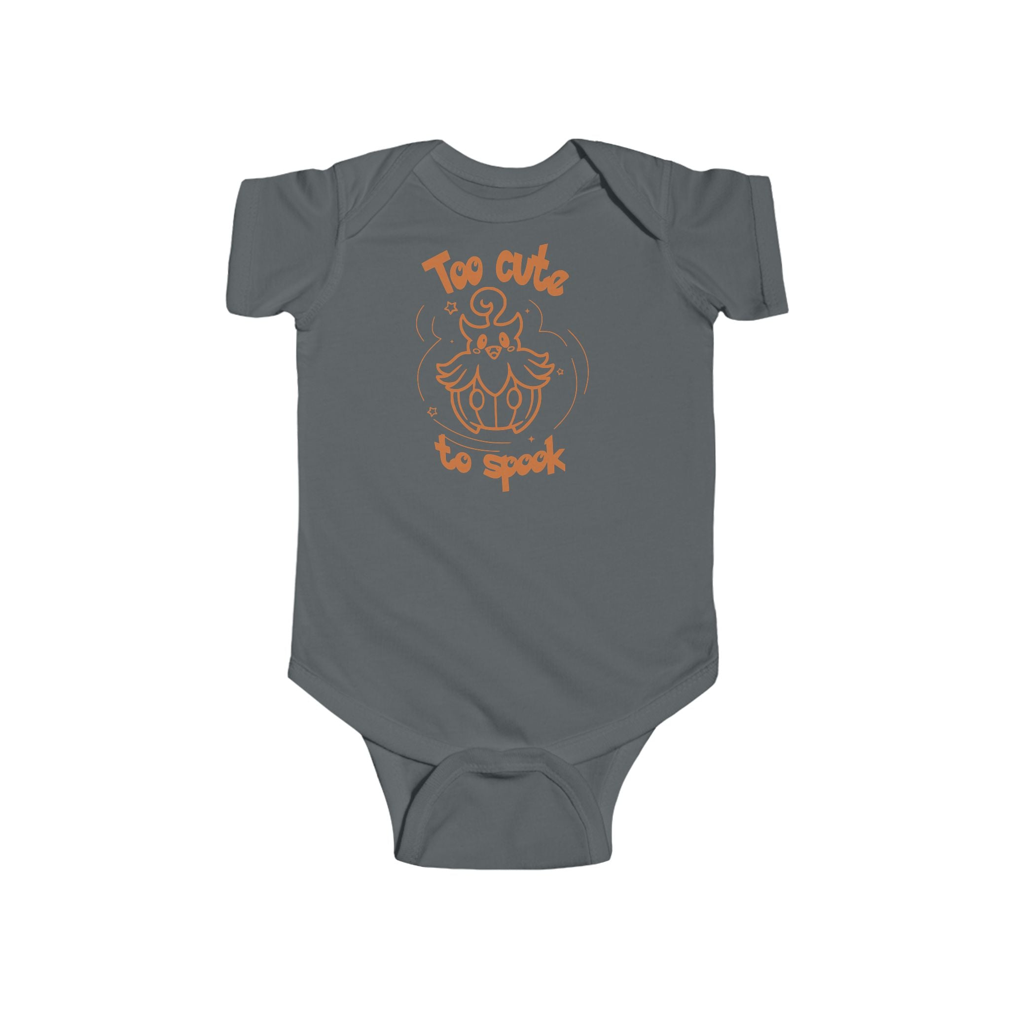 Too Cute to Spook Infant Bodysuit | Halloween Pumpkin Ghost Gift clothe Baby