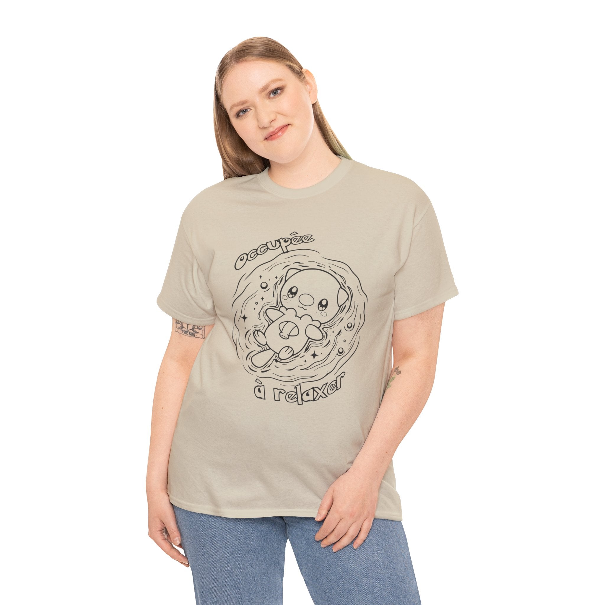 T-shirt inspiré de Moustillon (Oshawott), Occupée à relaxer
