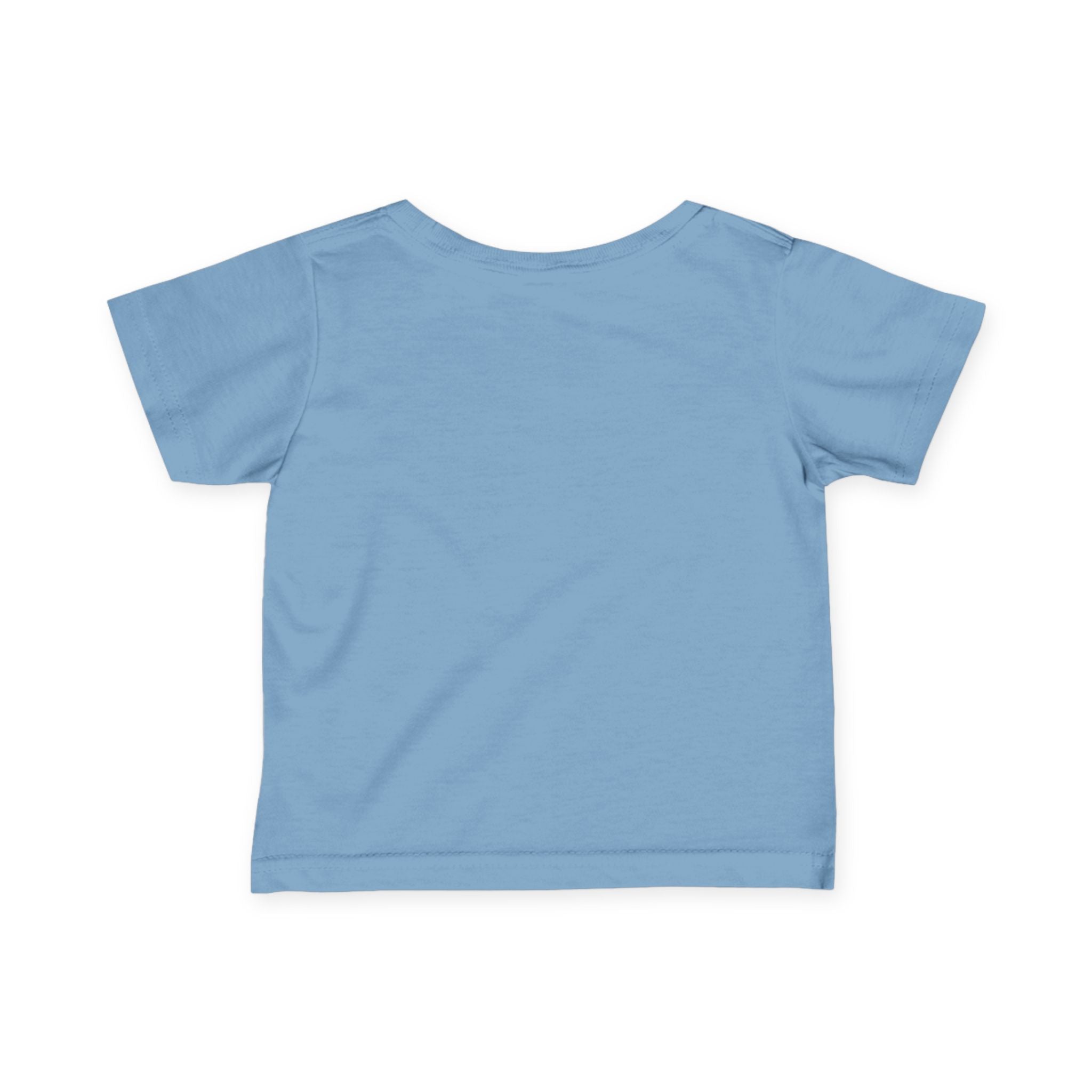 Baby Powered by Milk Infant T-Shirt | Cute Monster Drinking Bottle Shirt