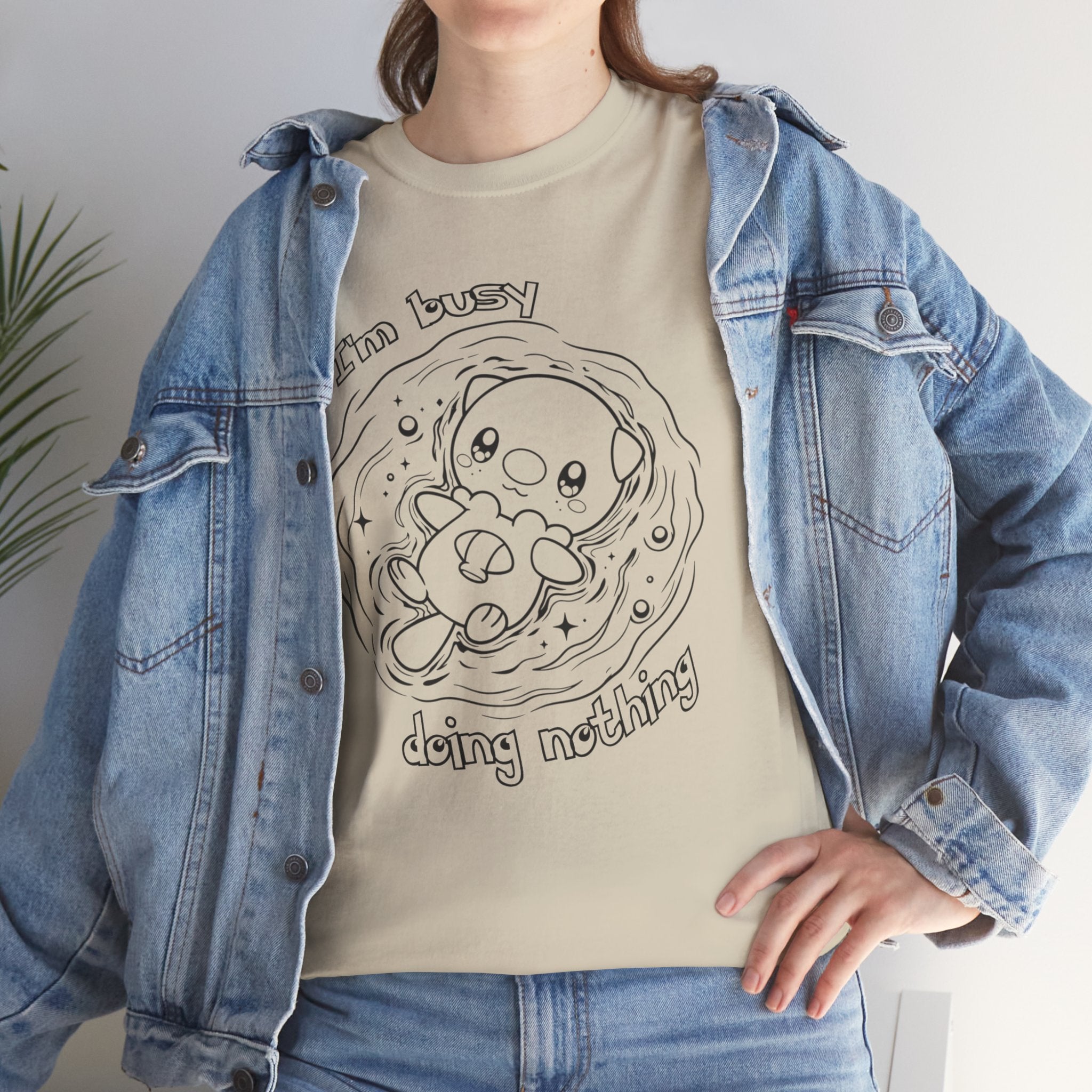 Otter Busy Doing Nothing Funny Quote T-Shirt Cute Otter Swimming Adorable Animal