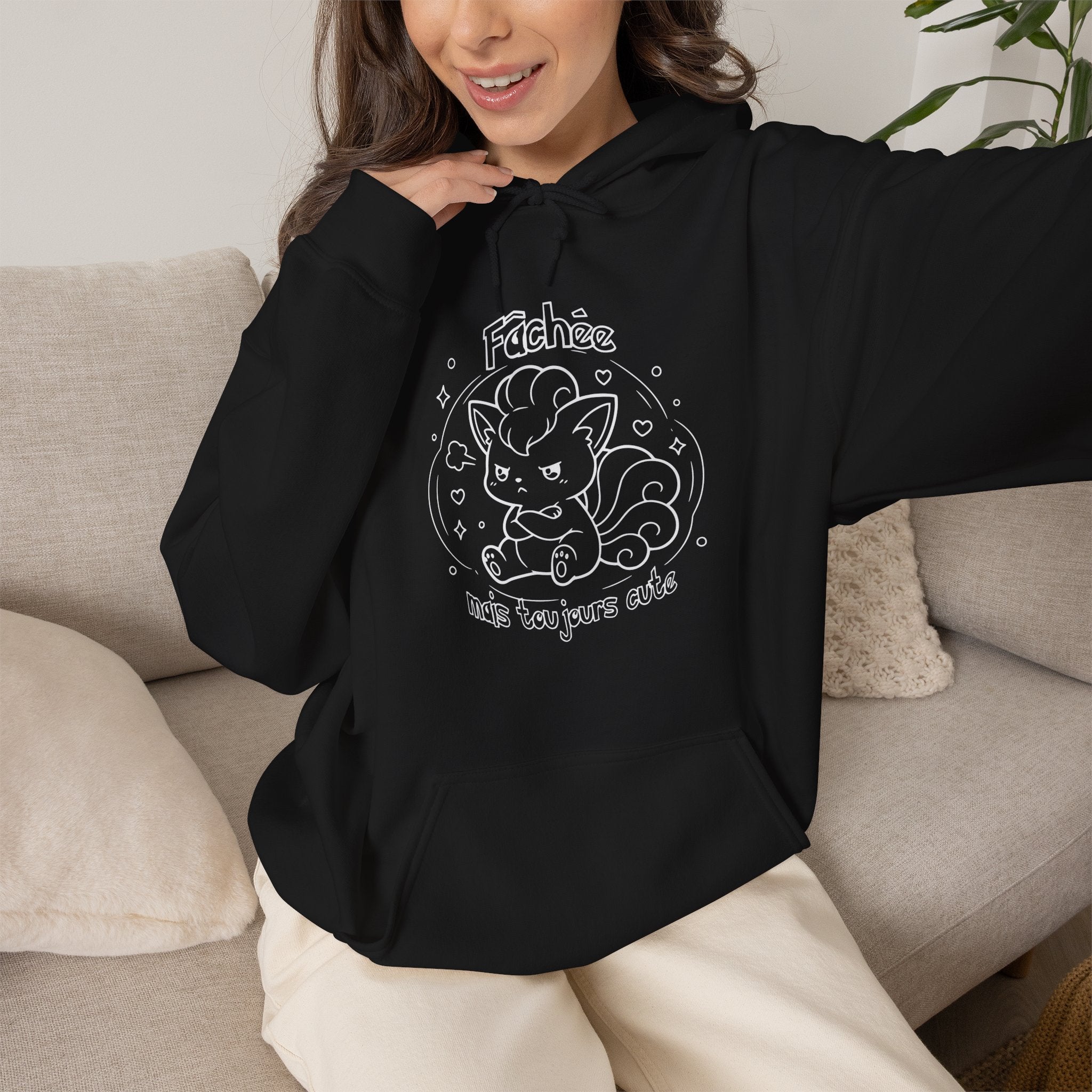 Hoodie inspiré de Goupix (Vulpix), fâchée mais toujours cute