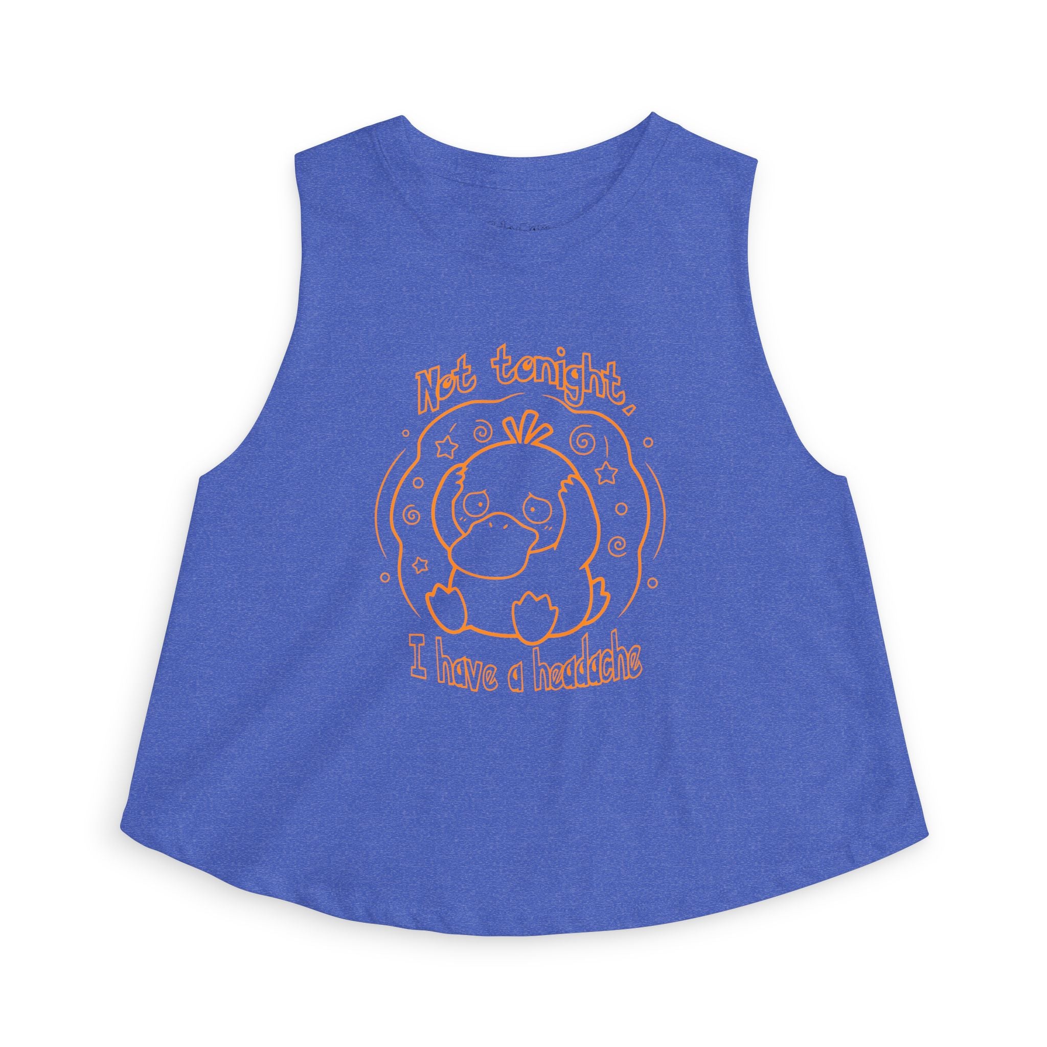 Duck Not Tonight I Have a Headache tank top funny kawaii duck illustration For Wife Or Girlfriend Gift