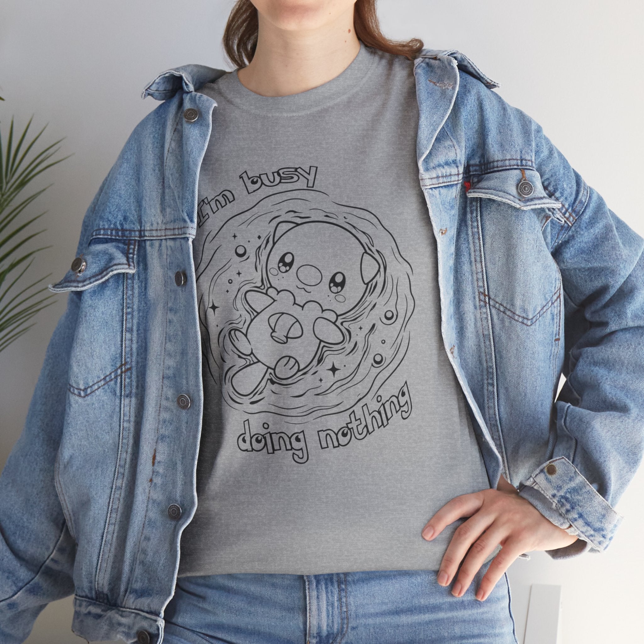 Otter Busy Doing Nothing Funny Quote T-Shirt Cute Otter Swimming Adorable Animal