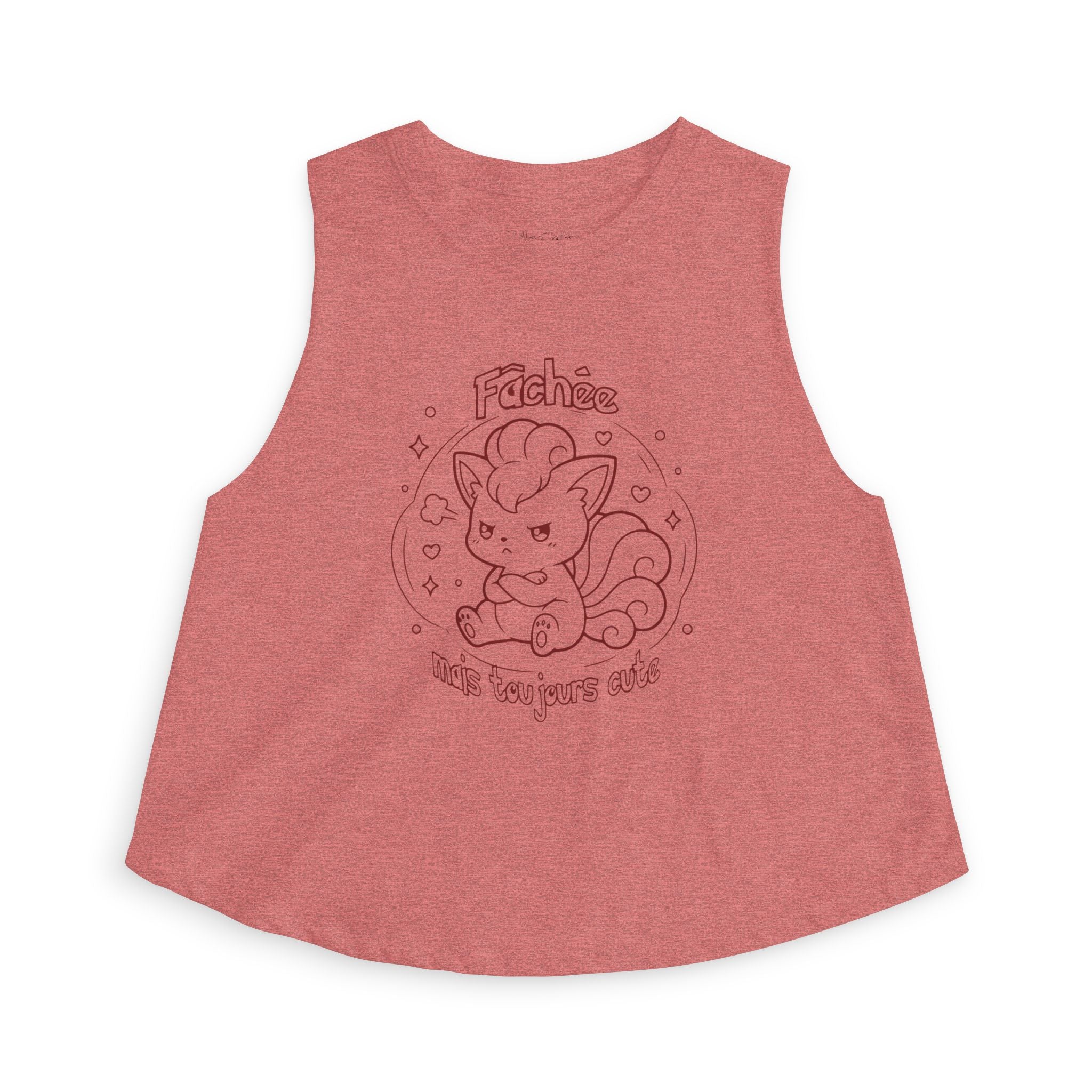 Crop Top inspiré de Goupix (Vulpix), Fâchée mais toujours cute