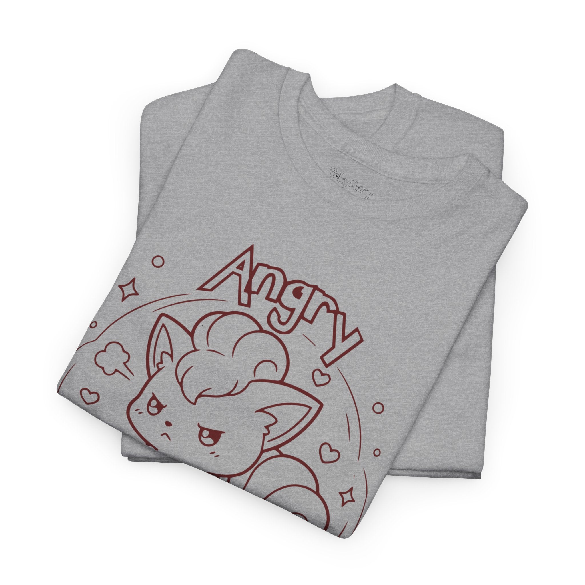 Fox Angry but still cute Grumpy Cute Fox Lady Shirt | Pouting Fox Illustration