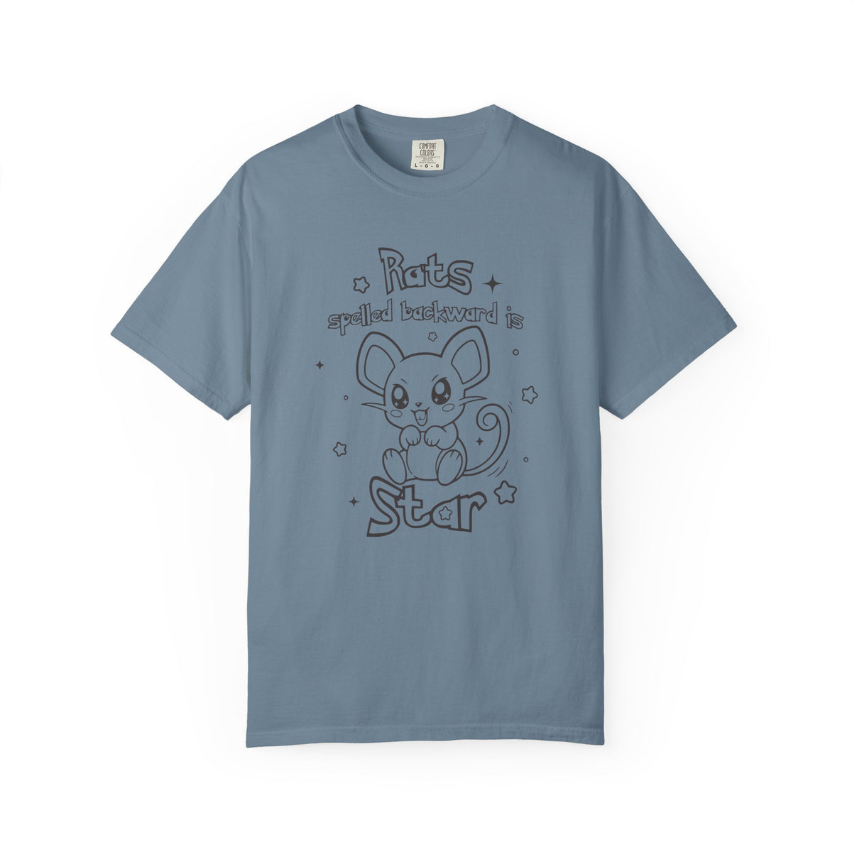 Rats spelled backward is star t-shirt cute Pkm rat animal design tee shirt