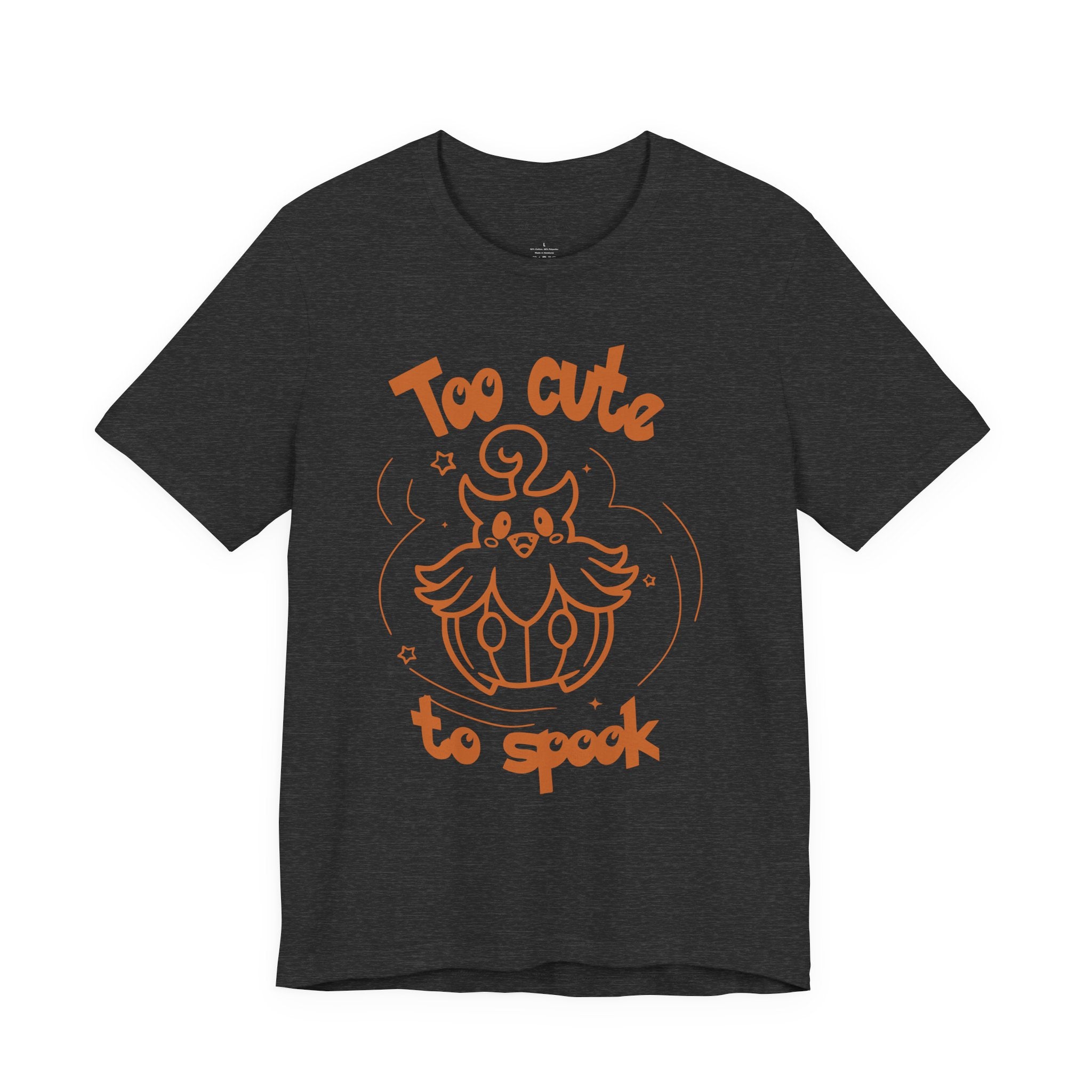 Too Cute to Spook Comfy Tee Shirt | Halloween Theme Gift Ghost Pumpkin T-Shirt for women