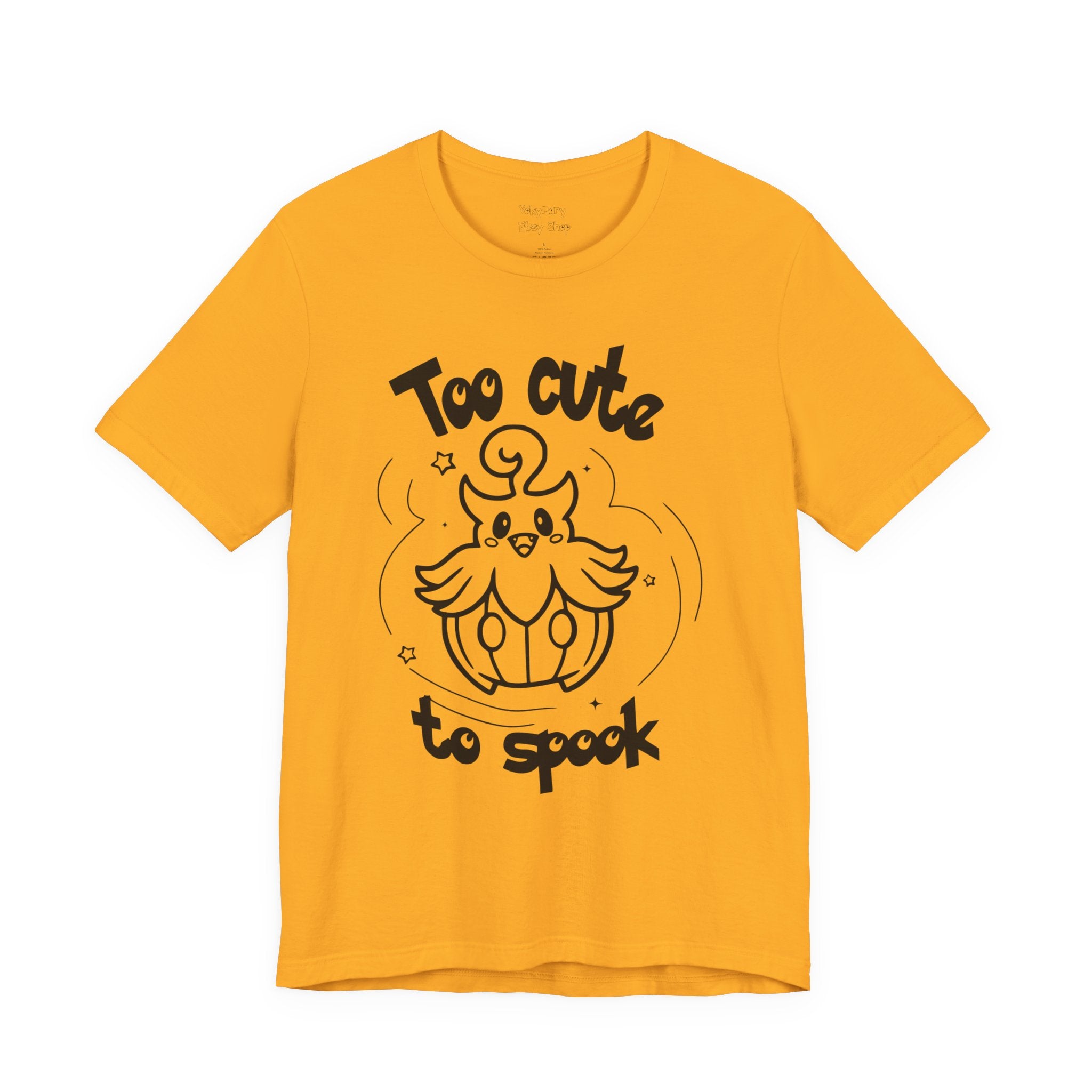 Too Cute to Spook Comfy Tee Shirt | Halloween Theme Gift Ghost Pumpkin T-Shirt for women