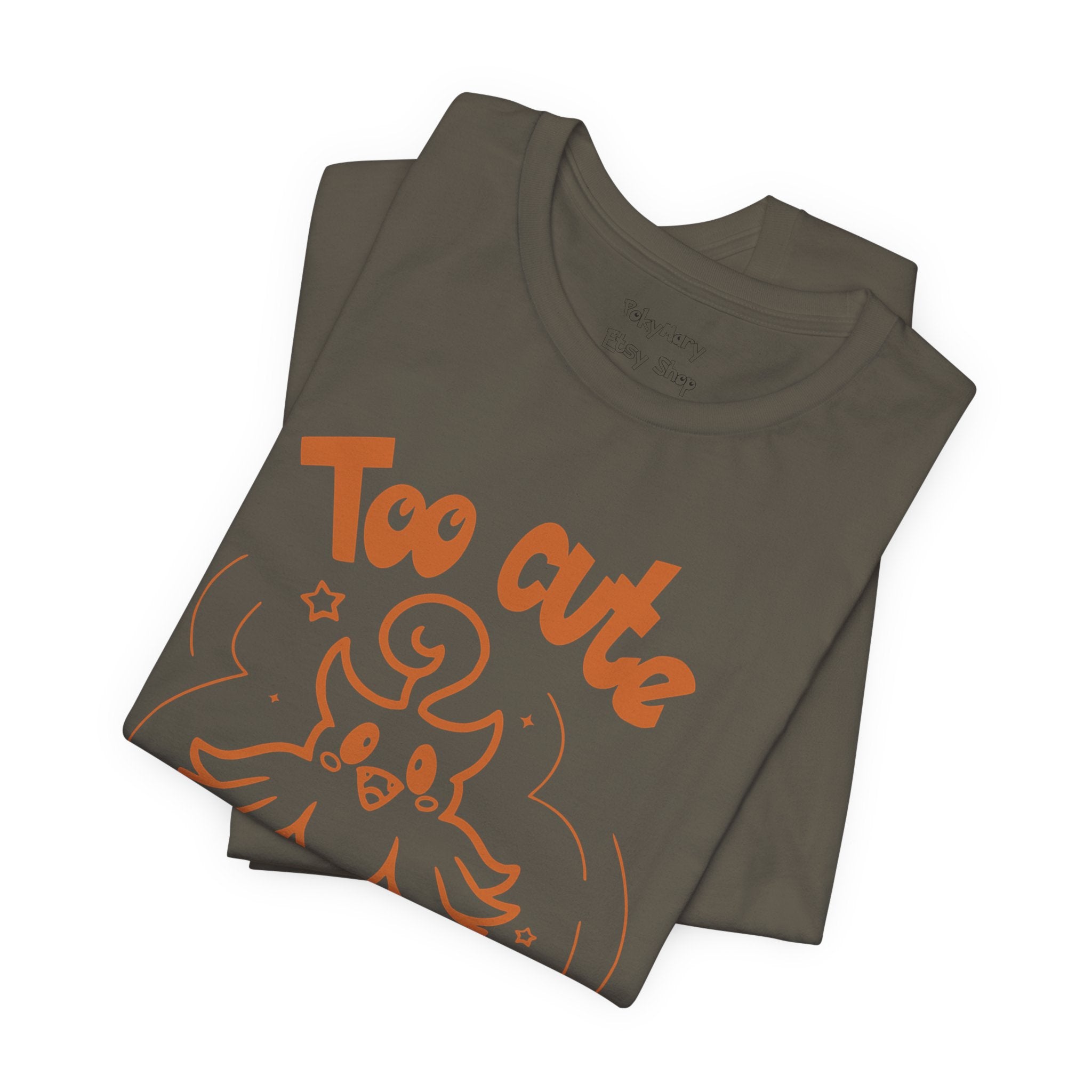 Too Cute to Spook Comfy Tee Shirt | Halloween Theme Gift Ghost Pumpkin T-Shirt for women