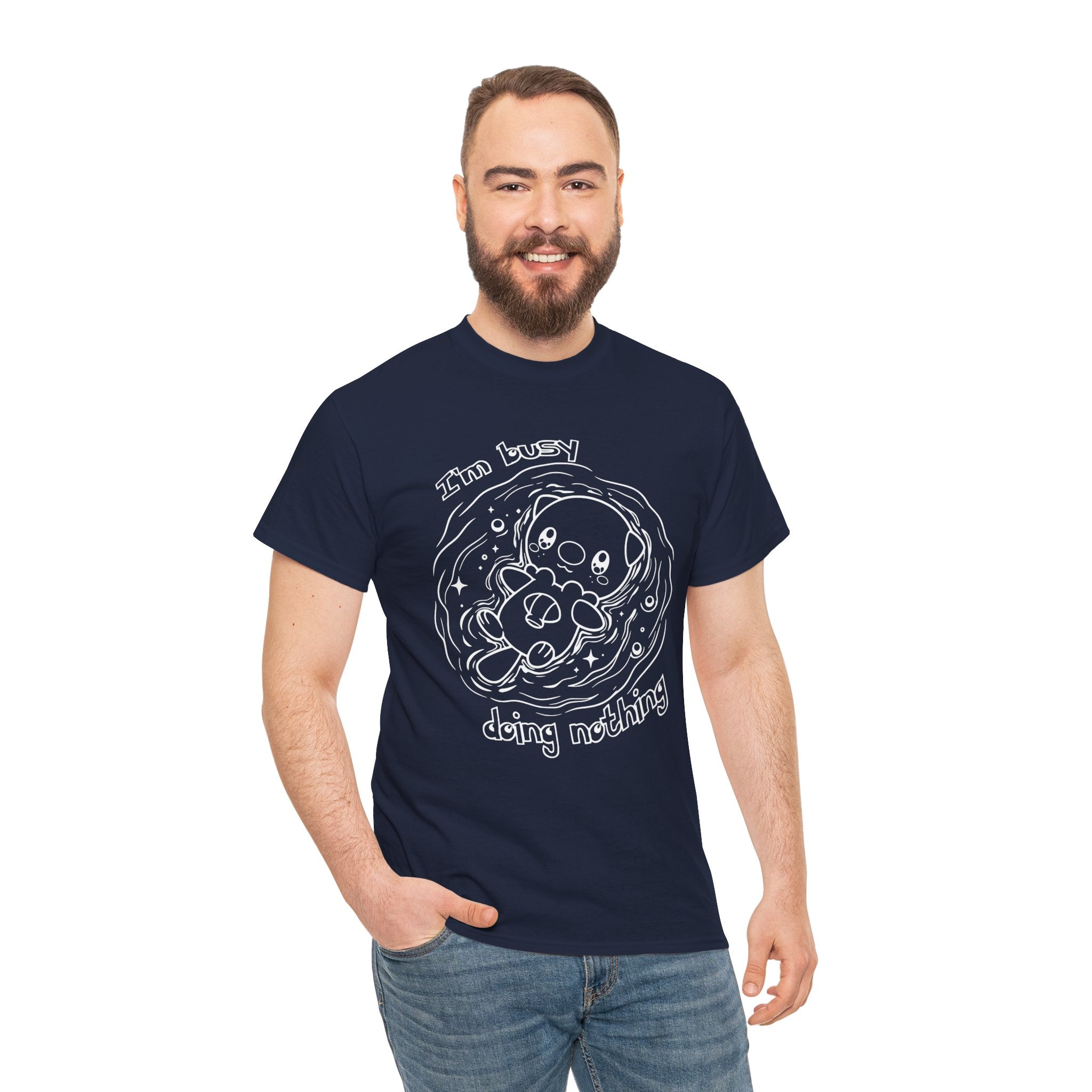 Otter Busy Doing Nothing Funny Quote T-Shirt Cute Otter Swimming Adorable Animal