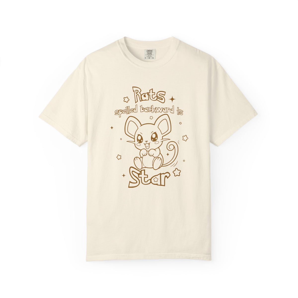 Rats spelled backward is star t-shirt cute Pkm rat animal design tee shirt