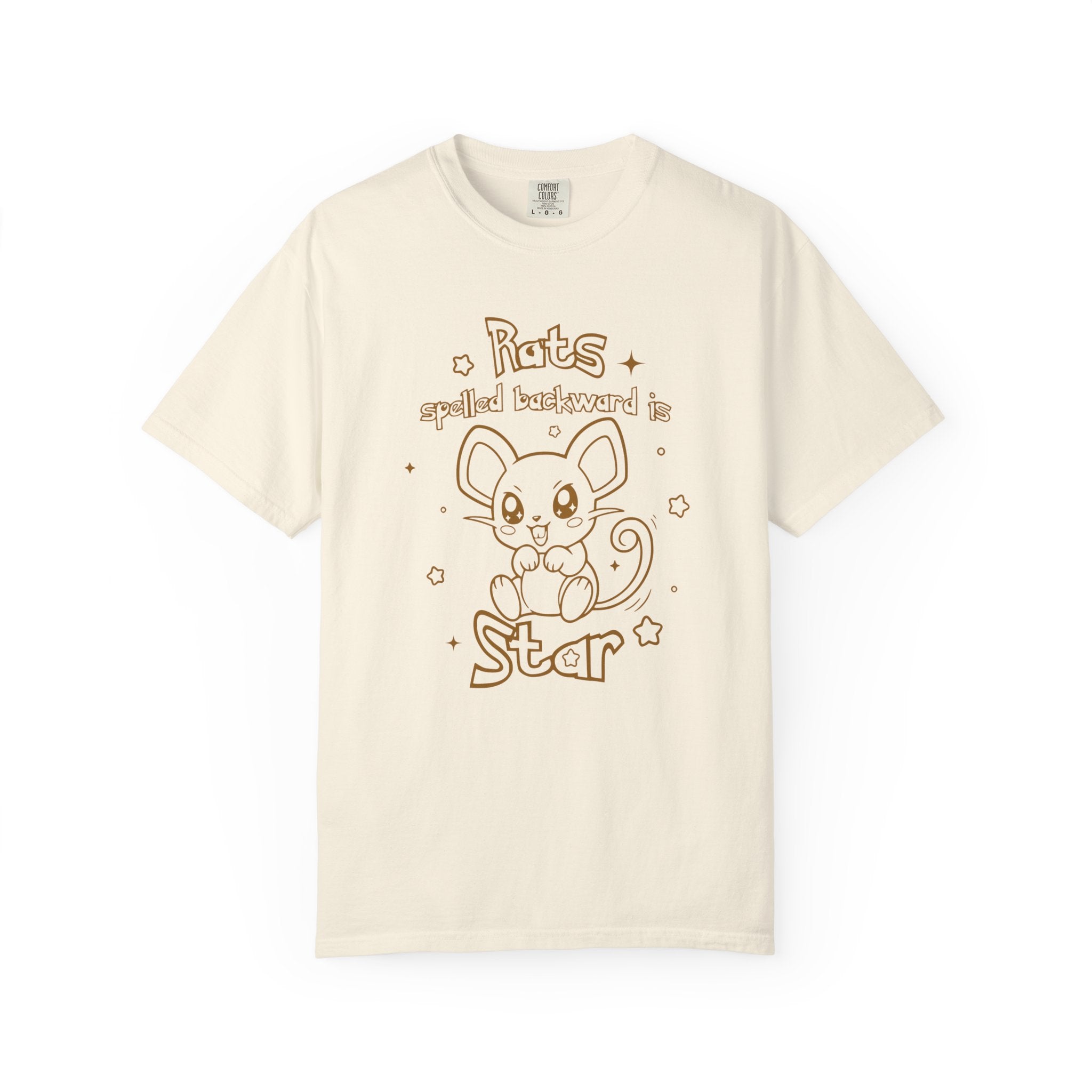 Rats spelled backward is star t-shirt cute Pkm rat animal design tee shirt