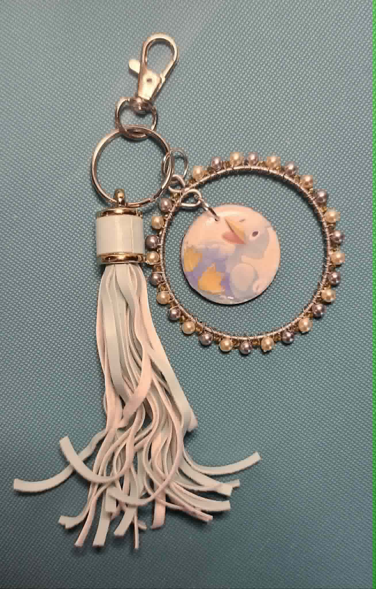 Handmade Ducklett Charm – Pokémon Card Bag Charm, Keychain & Car Accessory