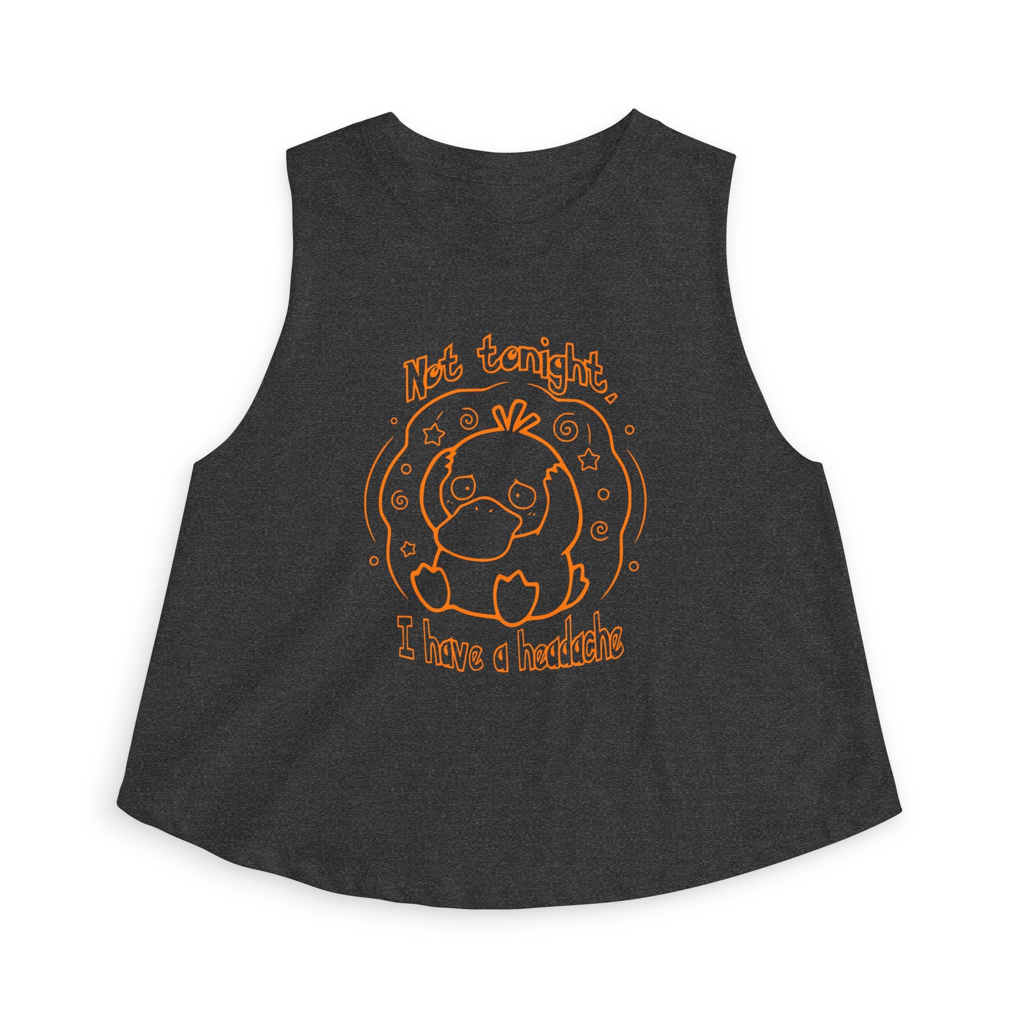 Duck Not Tonight I Have a Headache tank top funny kawaii duck illustration For Wife Or Girlfriend Gift