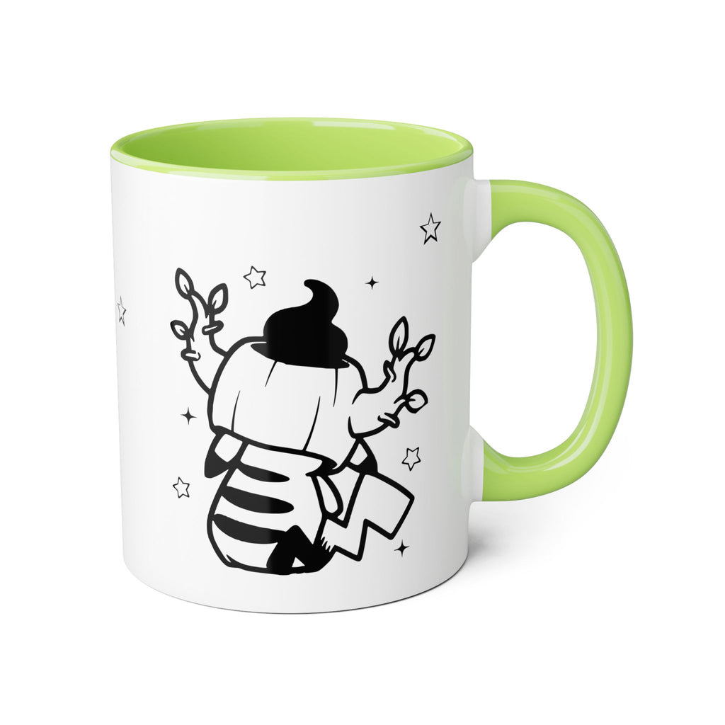 Head Full of Mischief Halloween Mug | Cute Ghost Pumpkin Coffee Cup | Kawaii Spooky Mug | Fall Coffee Lover Gift | Geek Halloween Drinkware