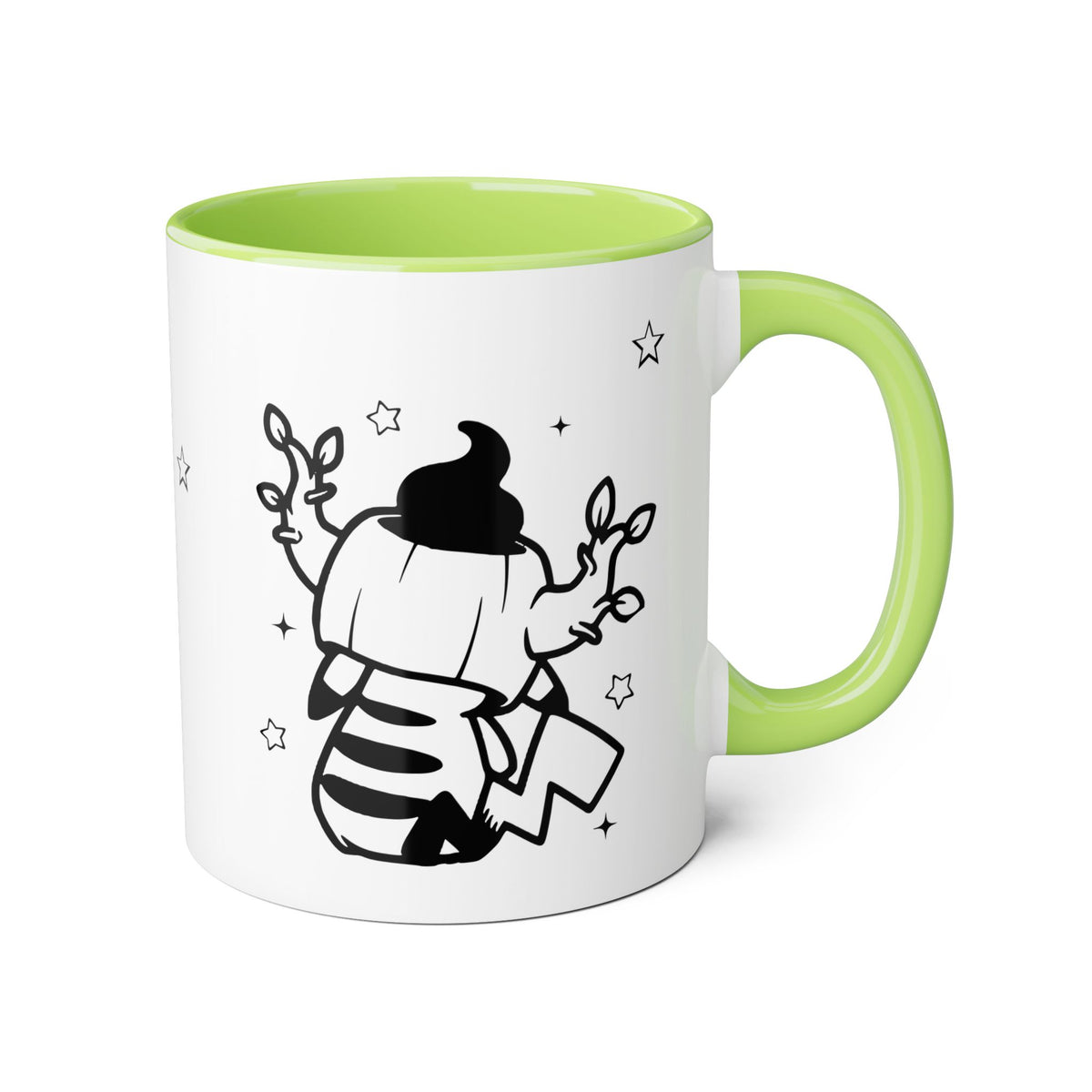 Head Full of Mischief Halloween Mug | Cute Ghost Pumpkin Coffee Cup | Kawaii Spooky Mug | Fall Coffee Lover Gift | Geek Halloween Drinkware