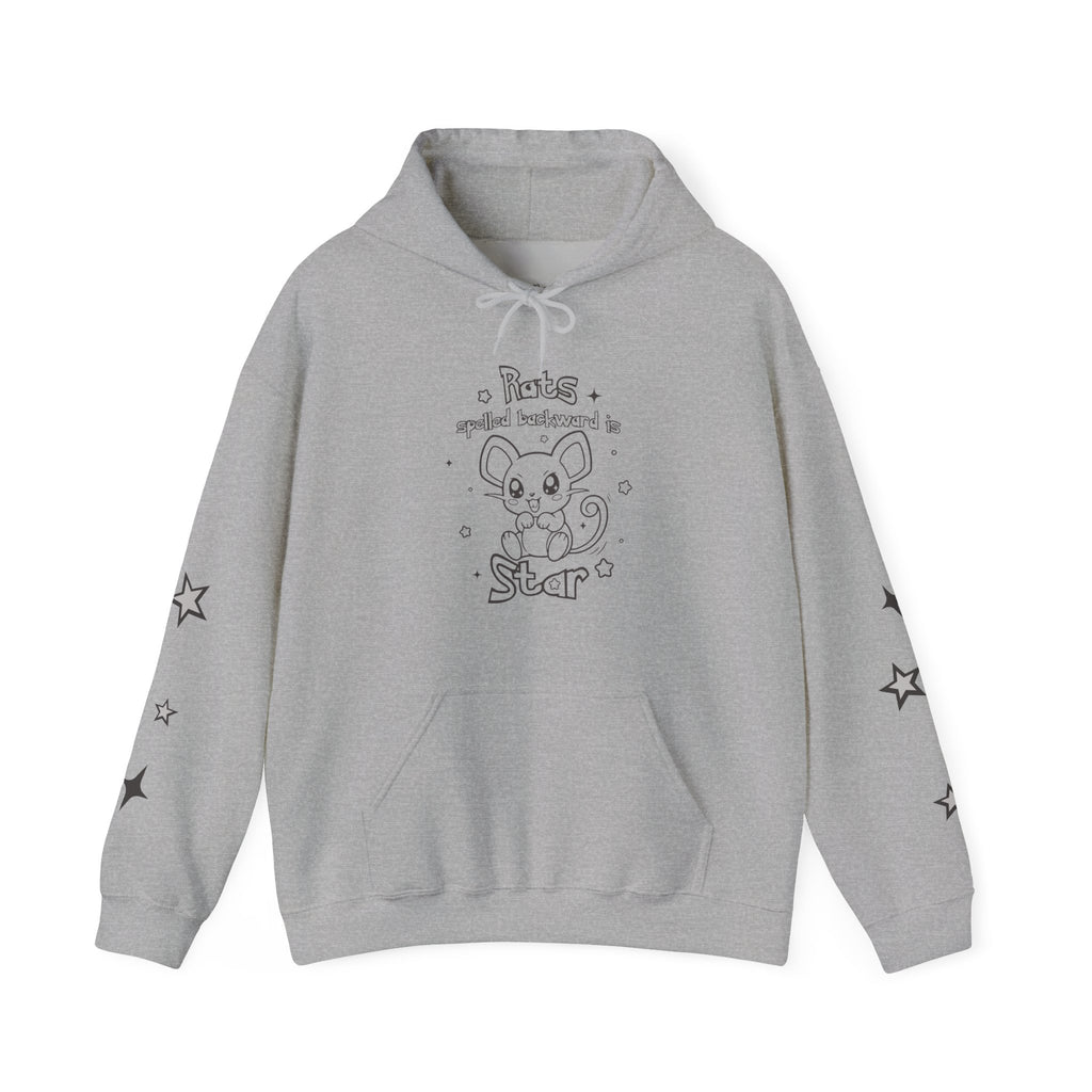 Rats spelled backward is star Kawaii Pkm Rat Star hoodie | Hoodie, purple star sleeve design