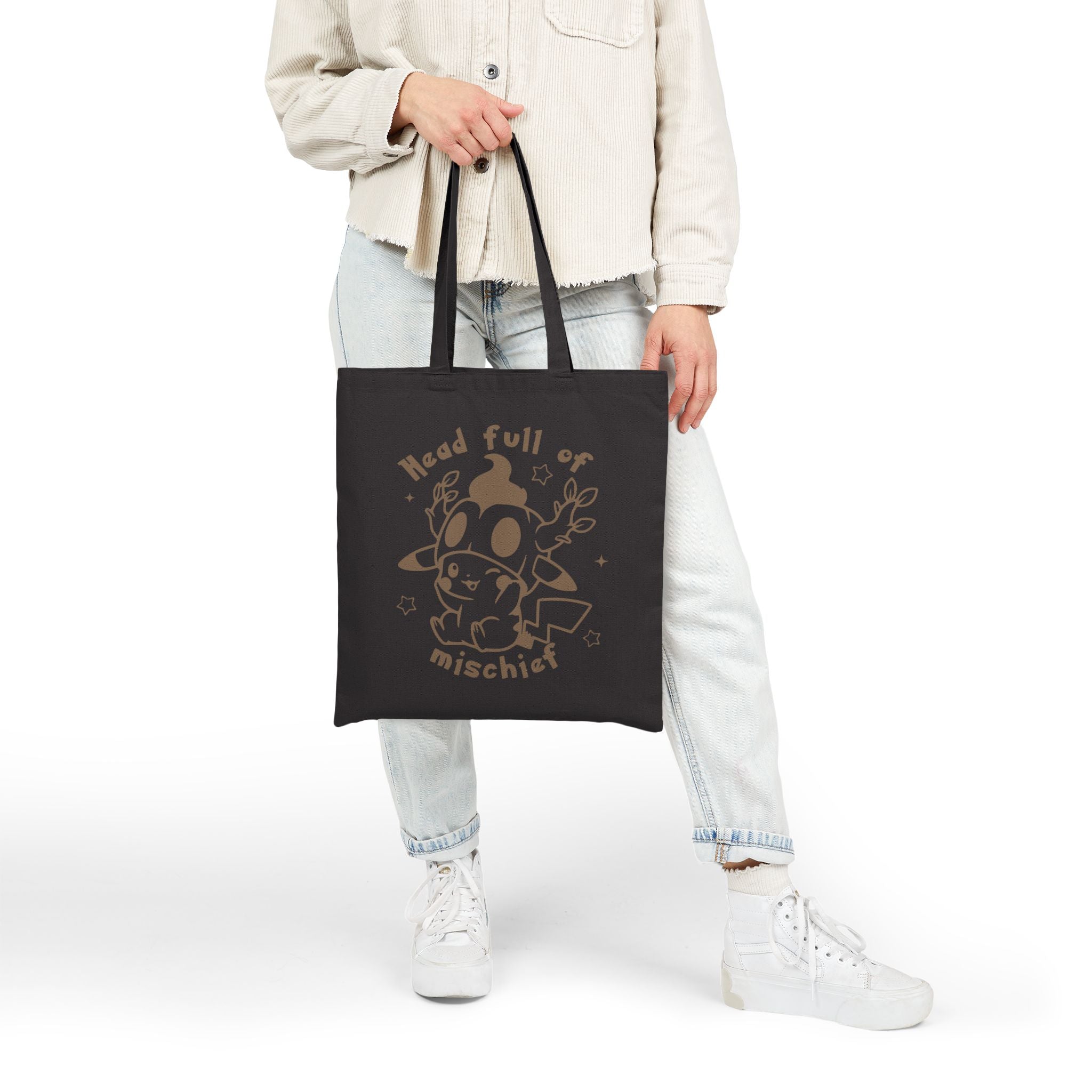 Head Full of Mischief Tote Bag