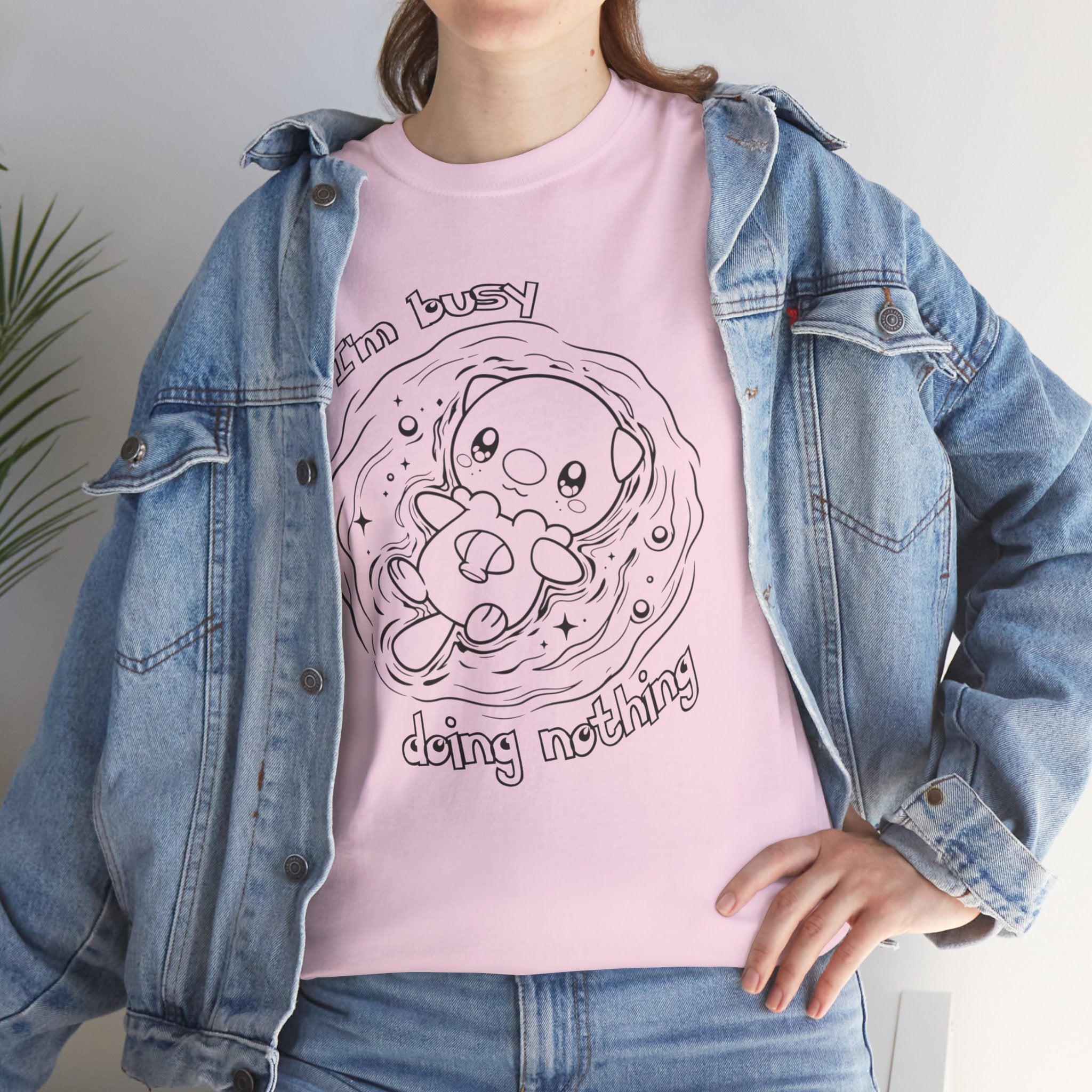 Otter Busy Doing Nothing Funny Quote T-Shirt Cute Otter Swimming Adorable Animal