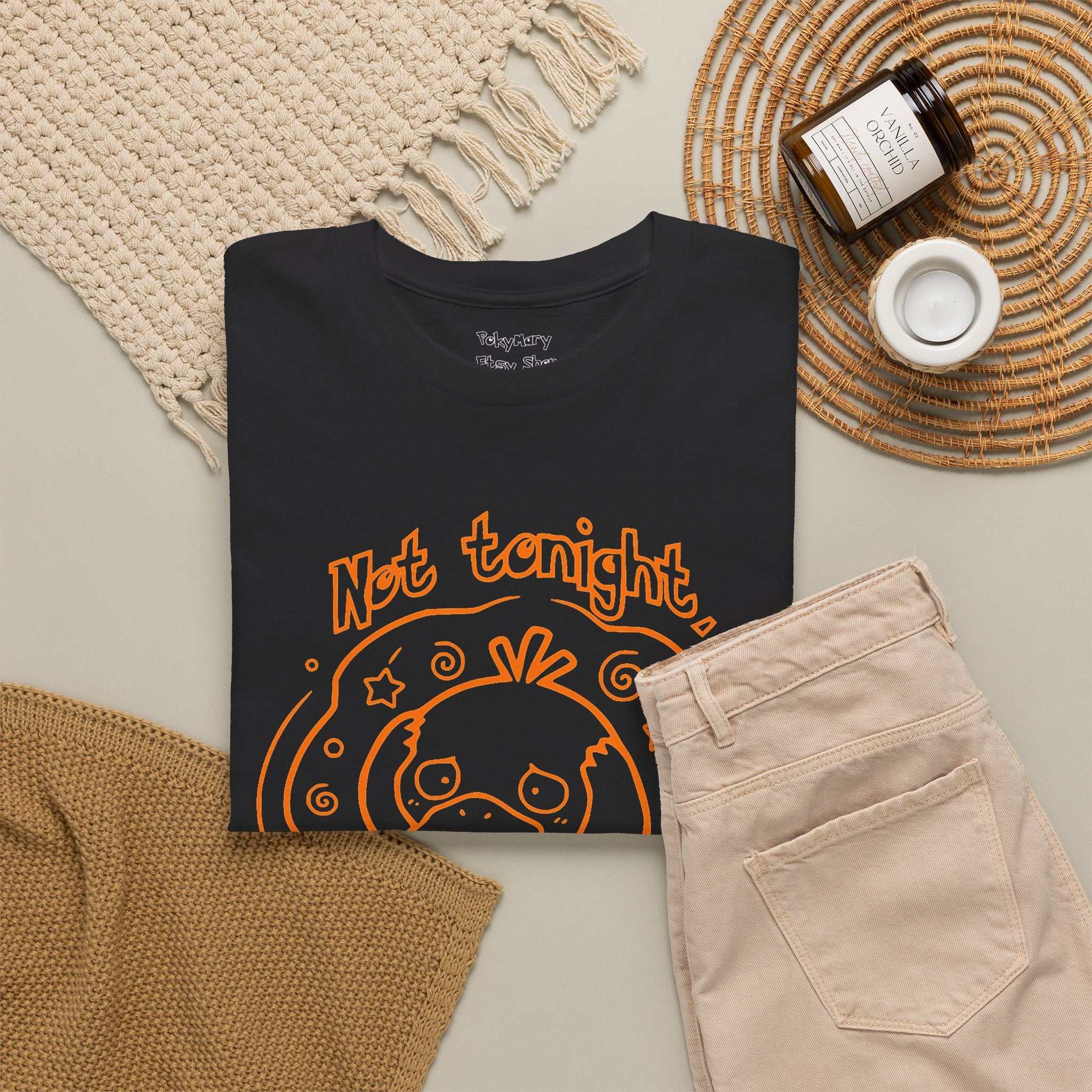Duck Not Tonight I Have a Headache T-shirt funny kawaii duck illustration Shirt For Wife Or Girlfriend Gift