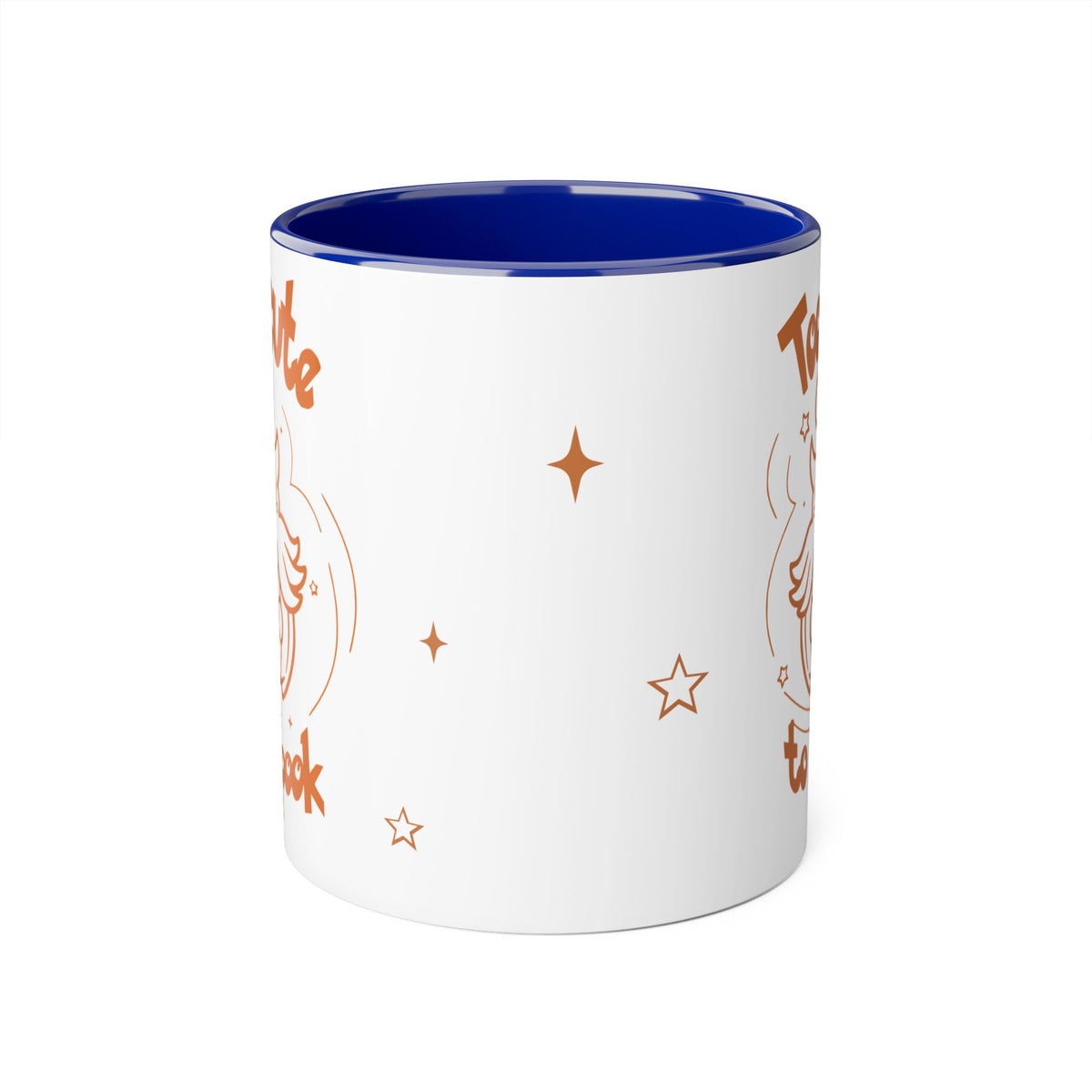 Too Cute to Spook Pumpkin Ghost Halloween Theme Coffee Tea Mug