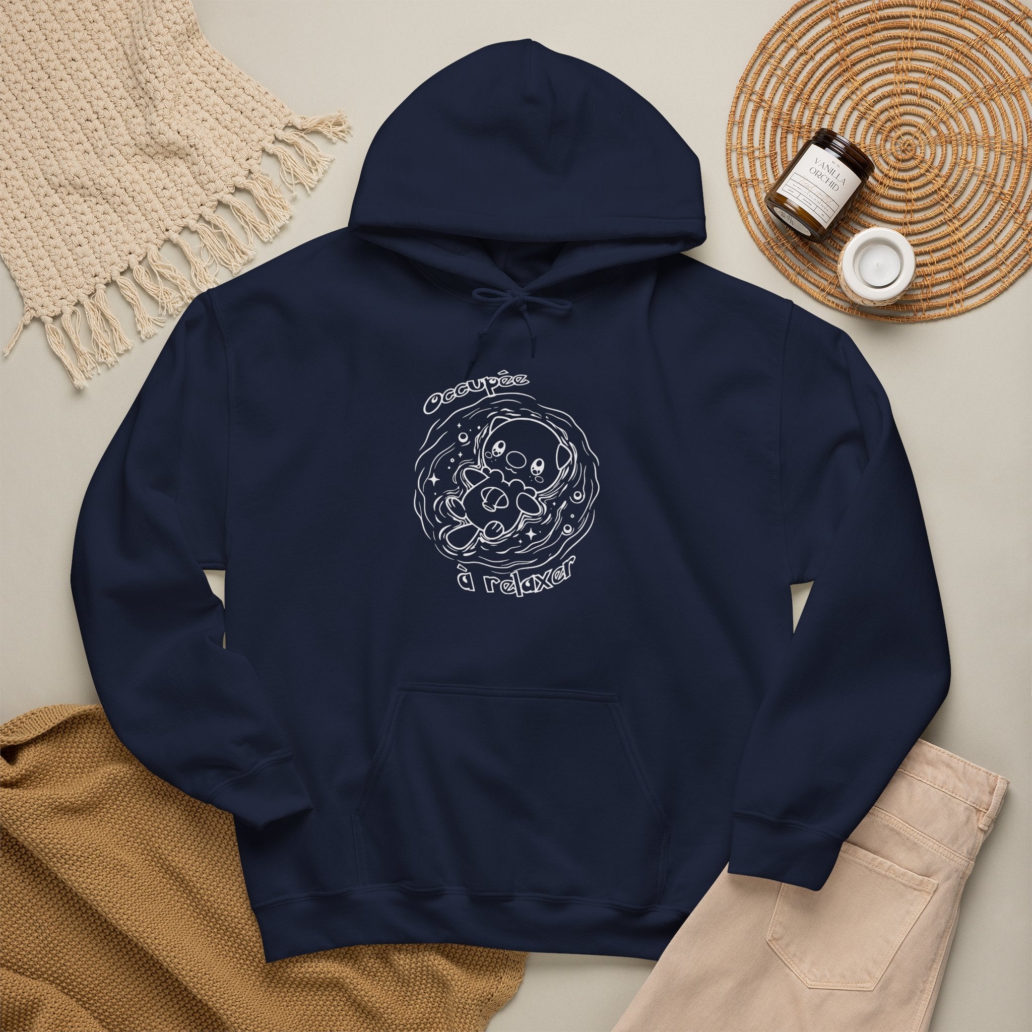 Hoodie inspiré de Moustillon (Oshawott), Occupée à relaxer