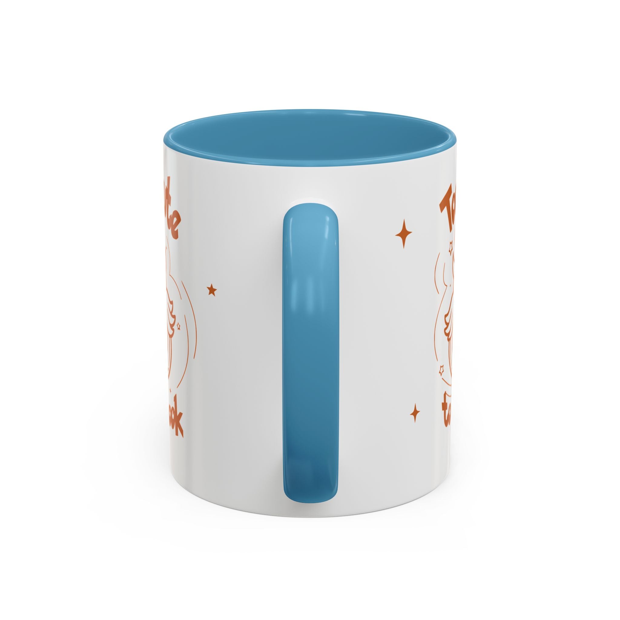 Too Cute to Spook Pumpkin Ghost Halloween Theme Mug | Accent Coffee Mug 11oz 15oz
