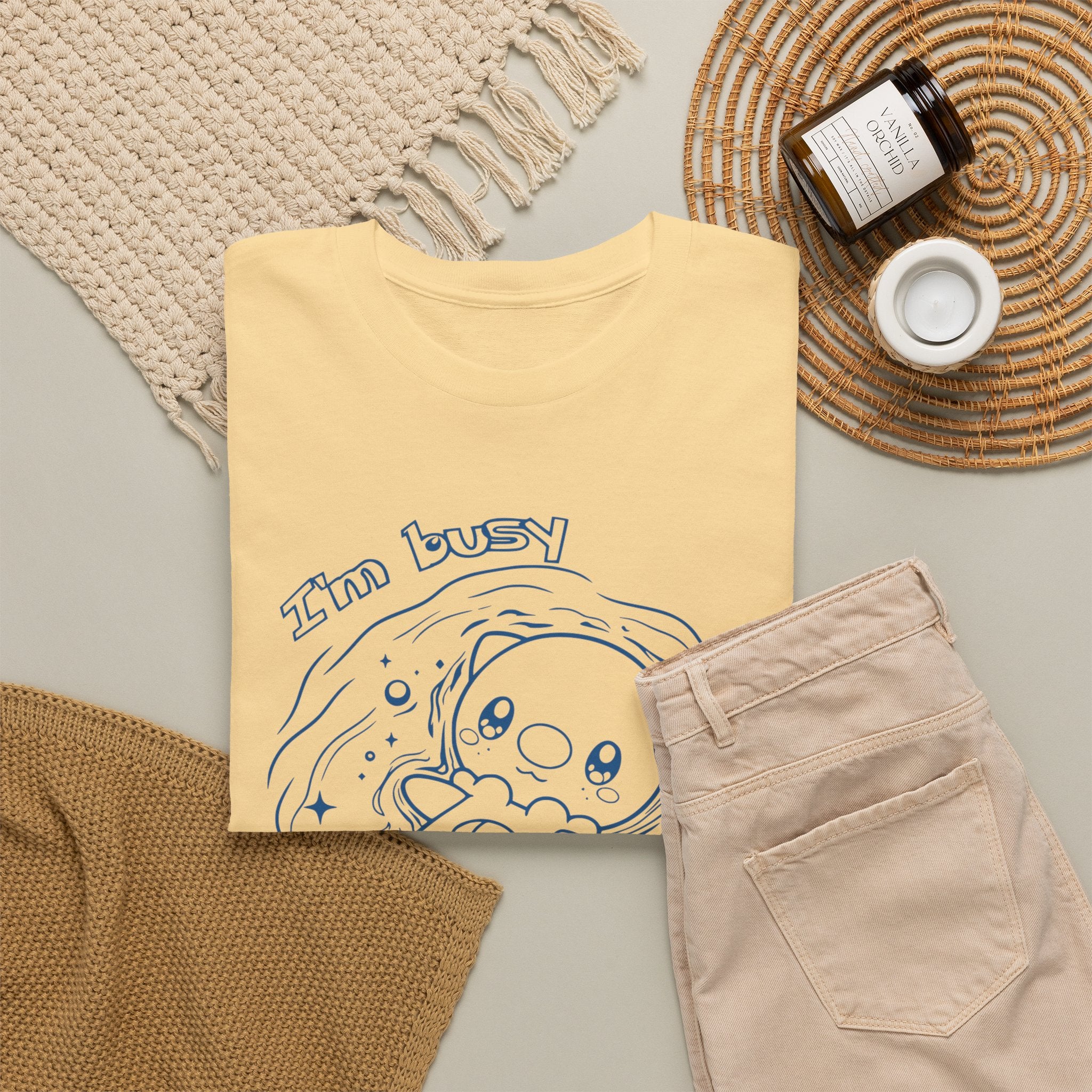 Otter Busy Doing Nothing Funny Quote T-Shirt Cute Otter Swimming Adorable Animal