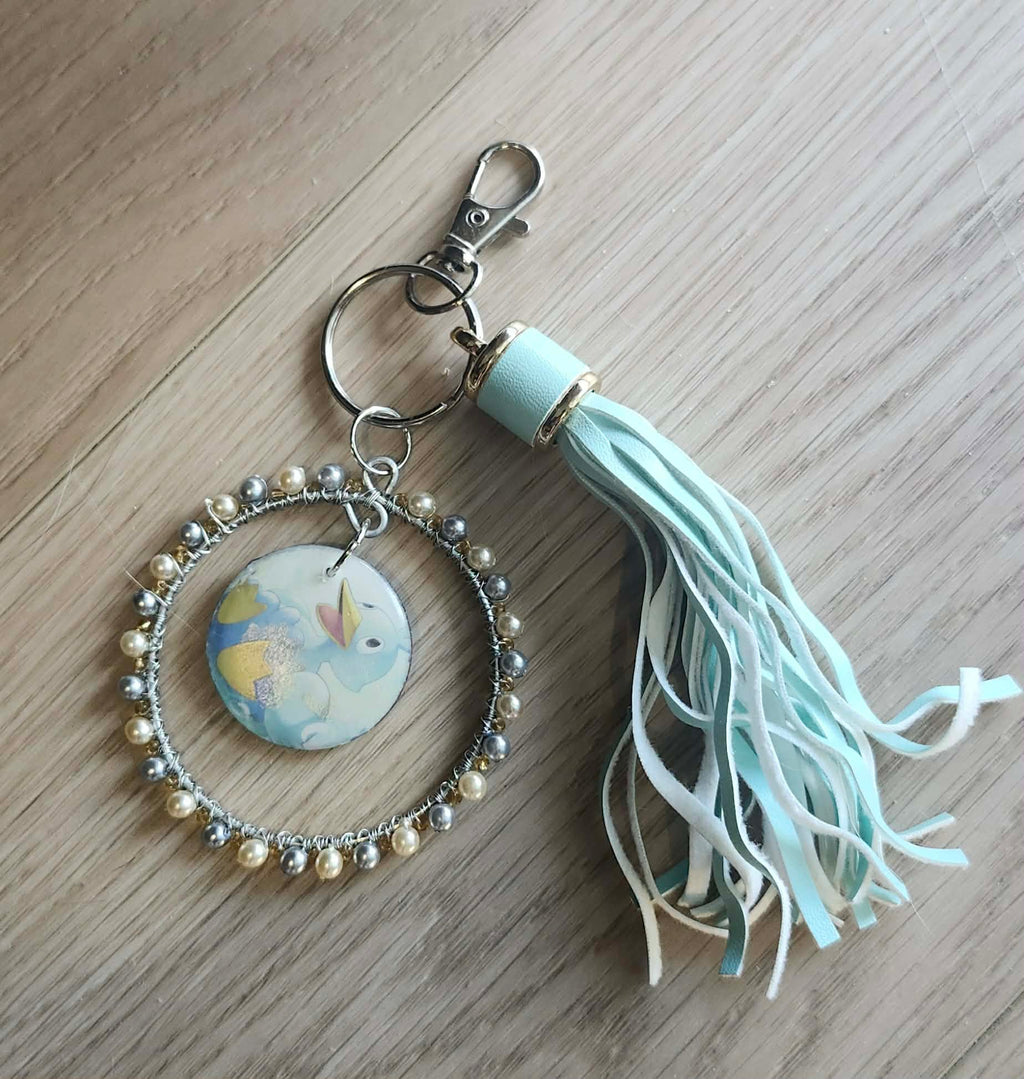 Handmade Ducklett Charm – Pokémon Card Bag Charm, Keychain & Car Accessory