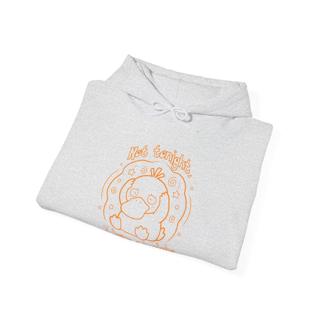 Duck Not Tonight I Have A Headache Funny Duck Hoodie Sweater Cute Animal Wife Girlfriend Gift Sweatshirt