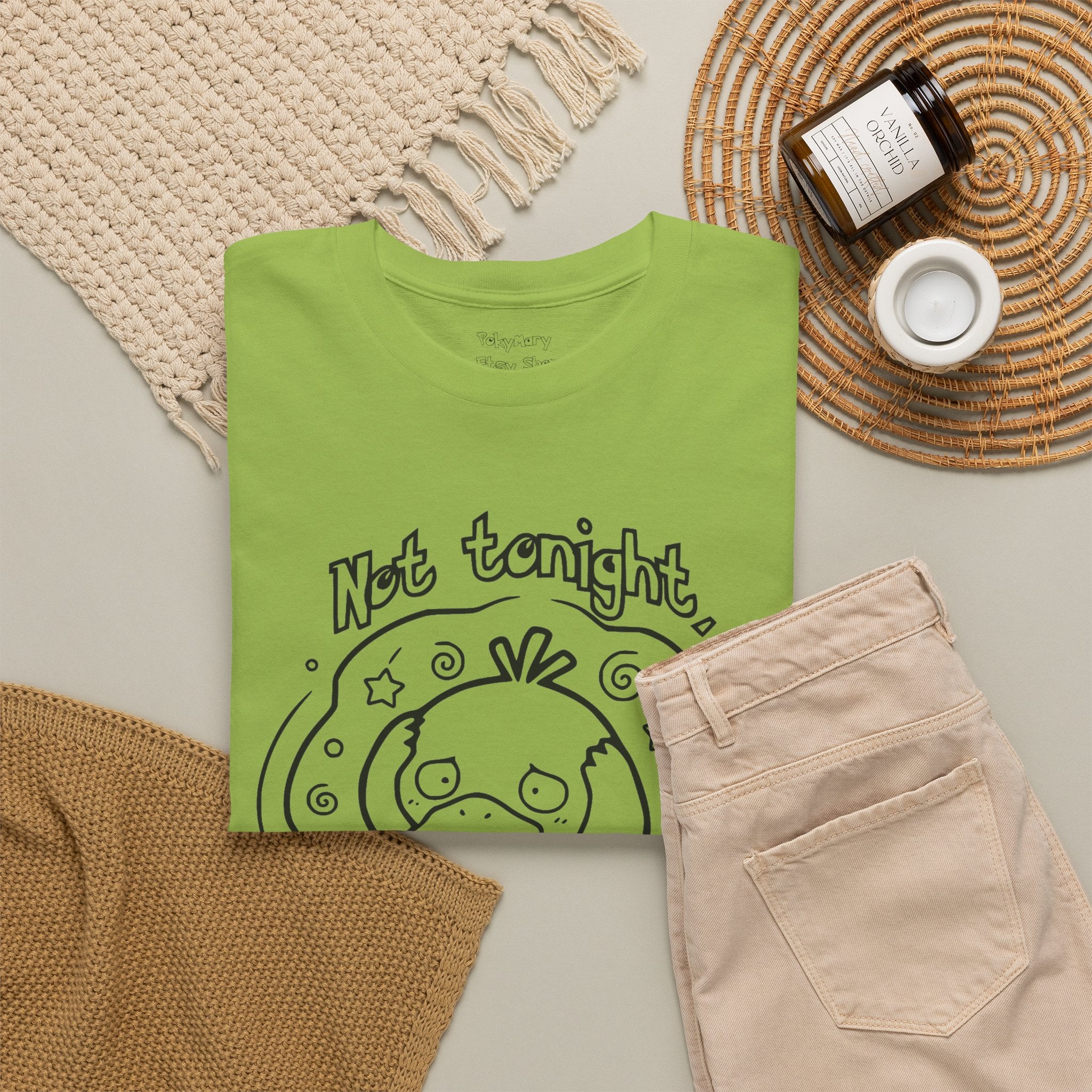 Duck Not Tonight I Have a Headache T-shirt funny kawaii duck illustration Shirt For Wife Or Girlfriend Gift